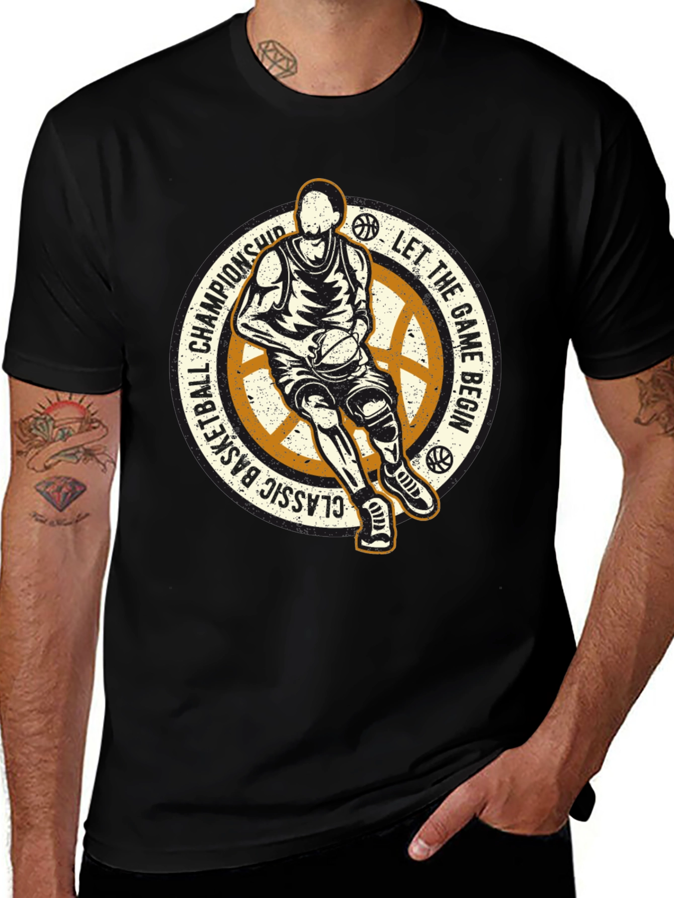 Classic Basketball Championship Graphic Tee