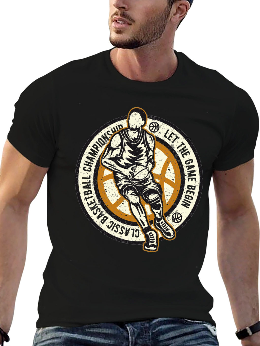 Classic Basketball Championship Graphic Tee