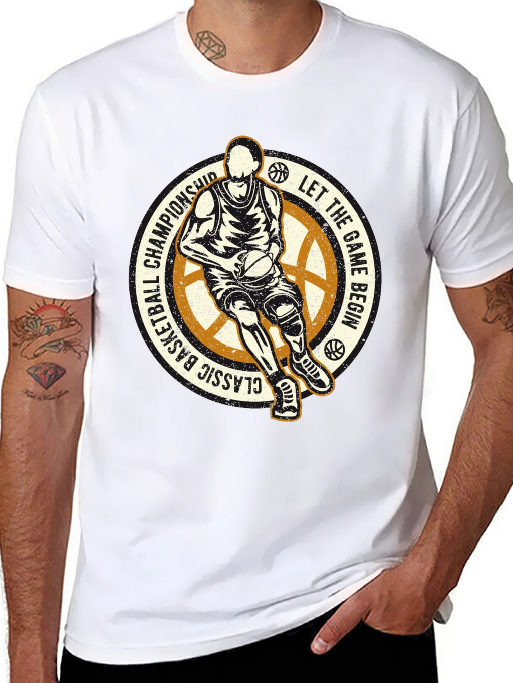 Classic Basketball Championship Graphic Tee