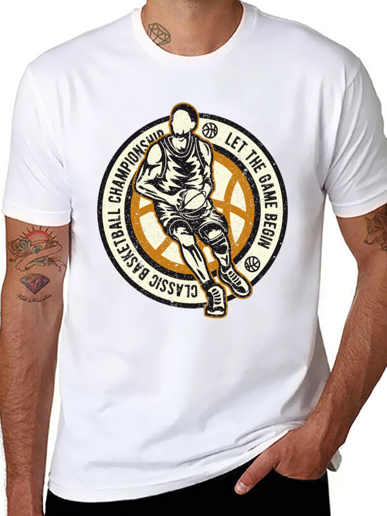 Classic Basketball Championship Graphic Tee