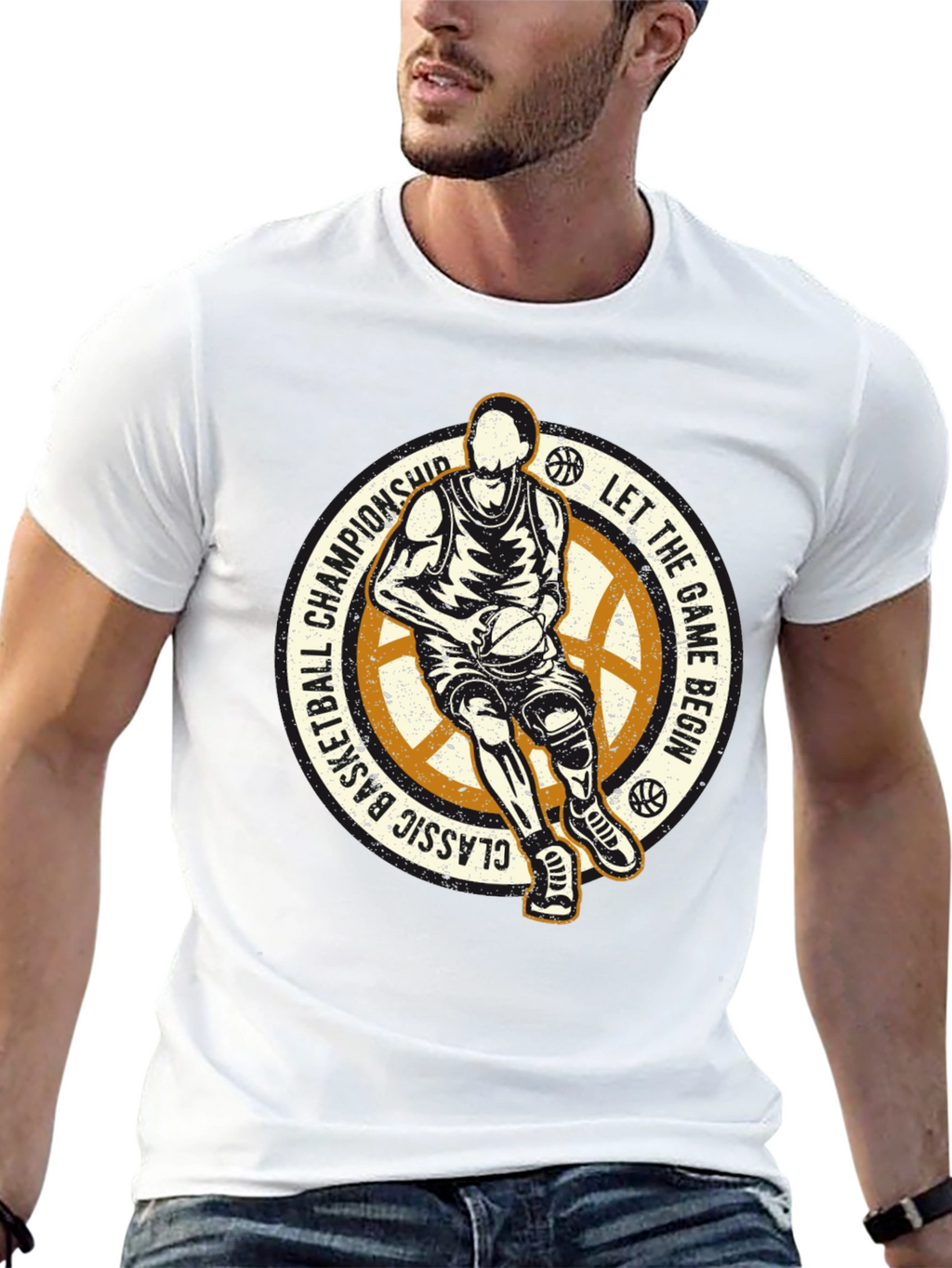 Classic Basketball Championship Graphic Tee