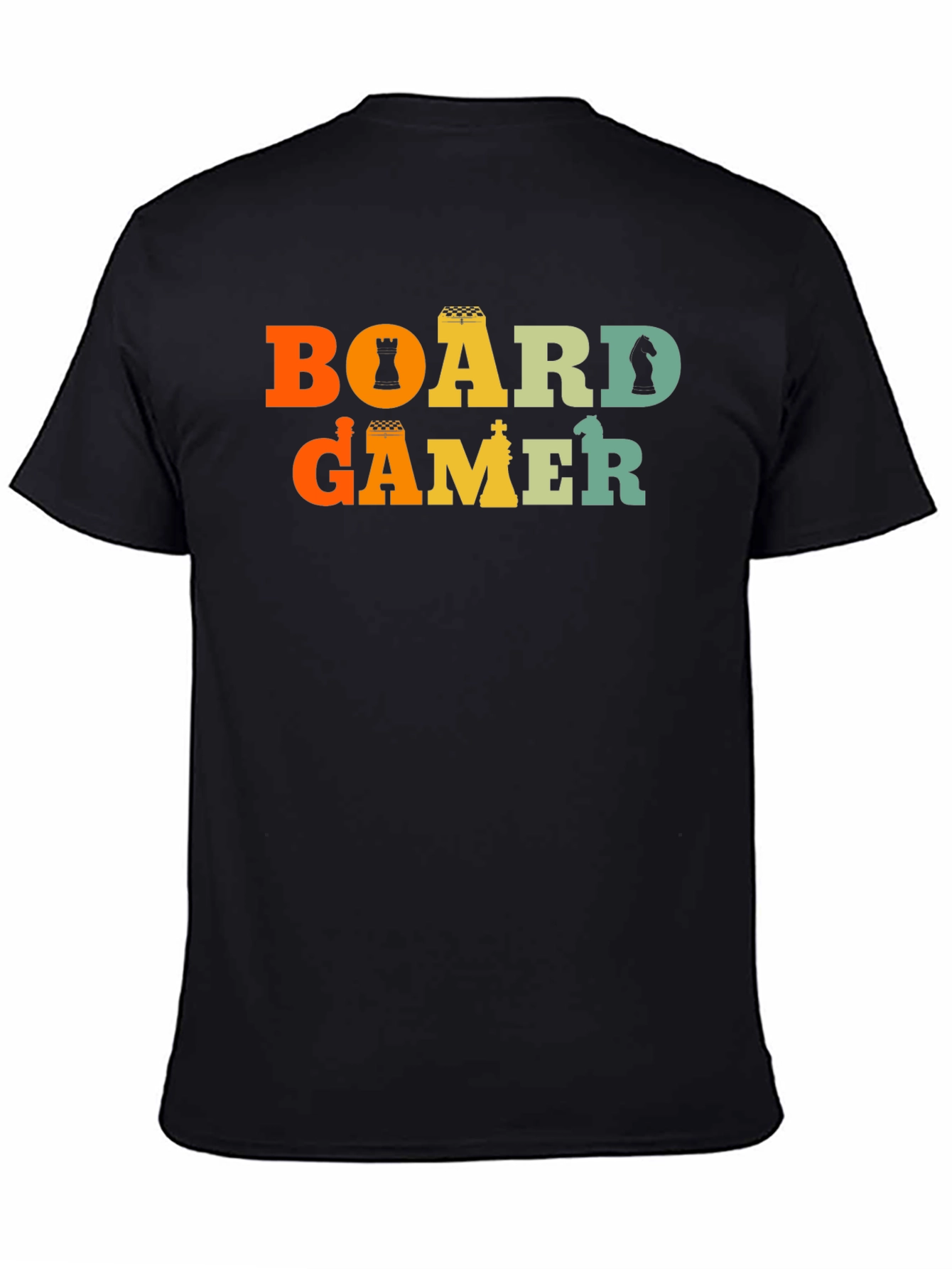 Board Gamer T-Shirt - Chess Piece Design