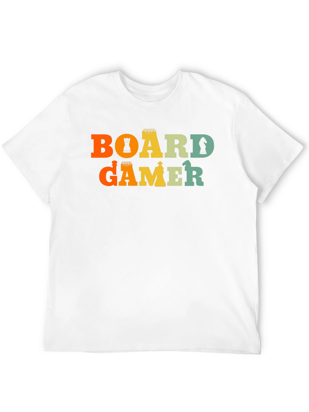Board Gamer T-Shirt - Chess Piece Design
