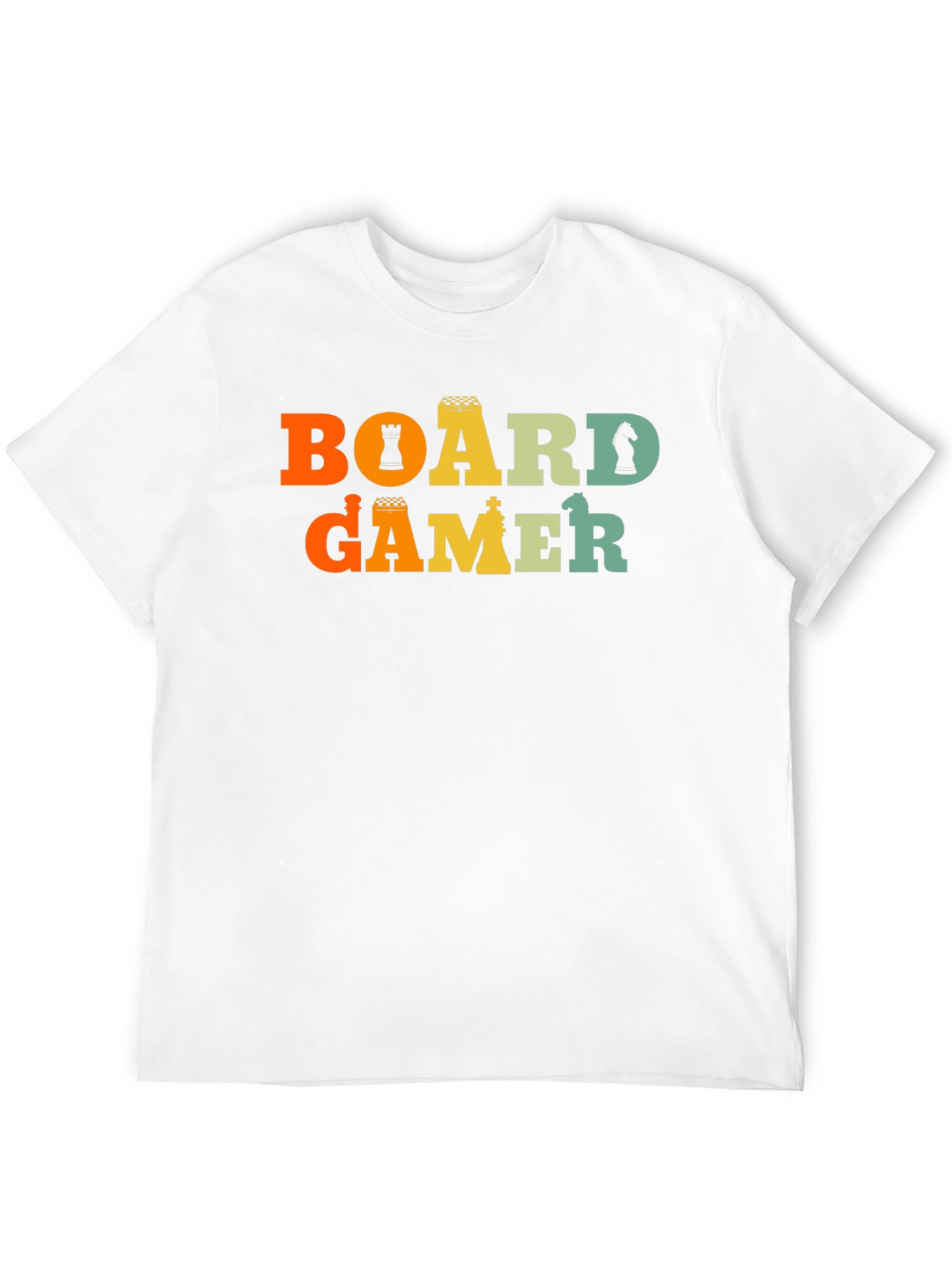 Board Gamer T-Shirt - Chess Piece Design