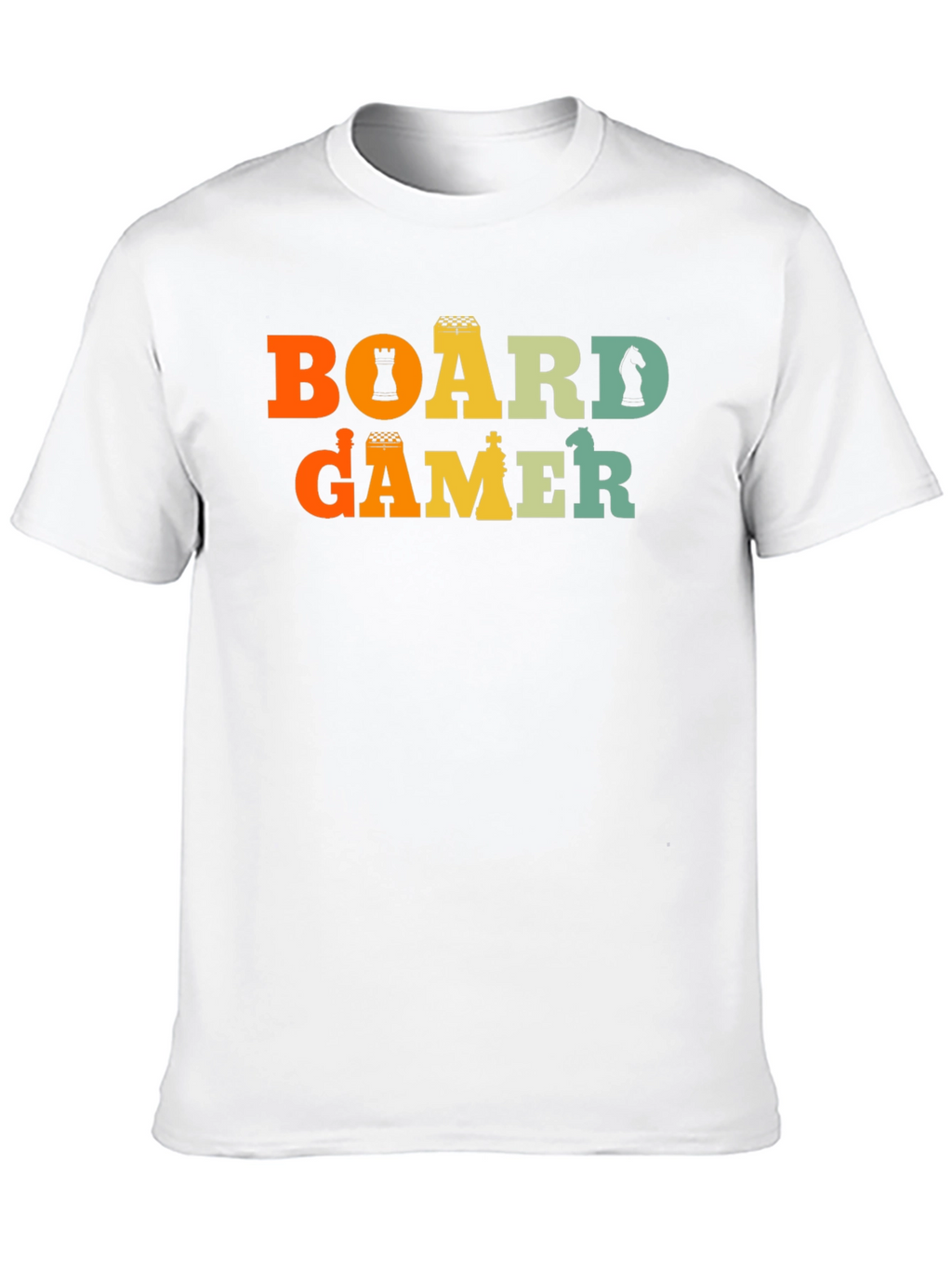 Board Gamer T-Shirt - Chess Piece Design