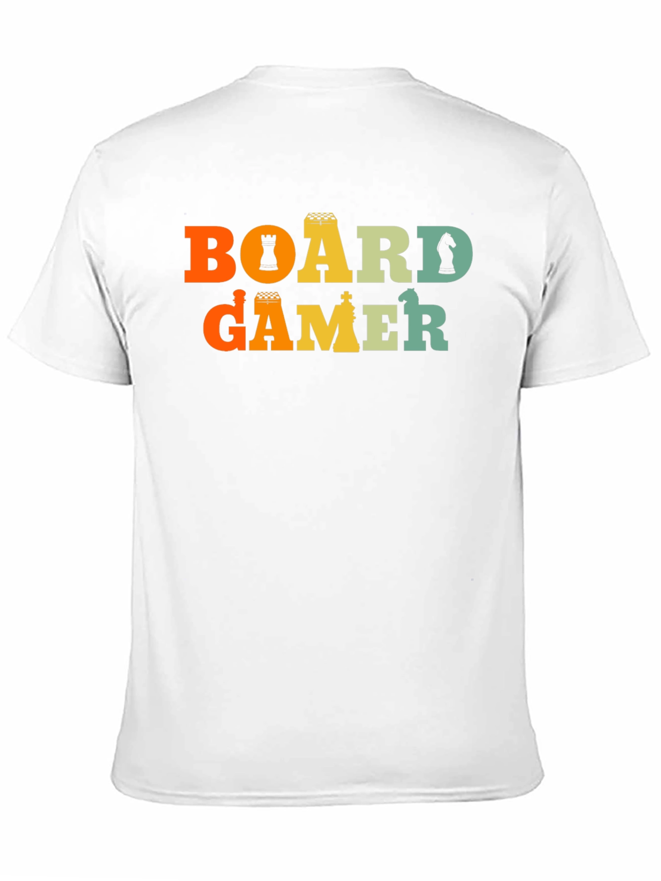 Board Gamer T-Shirt - Chess Piece Design