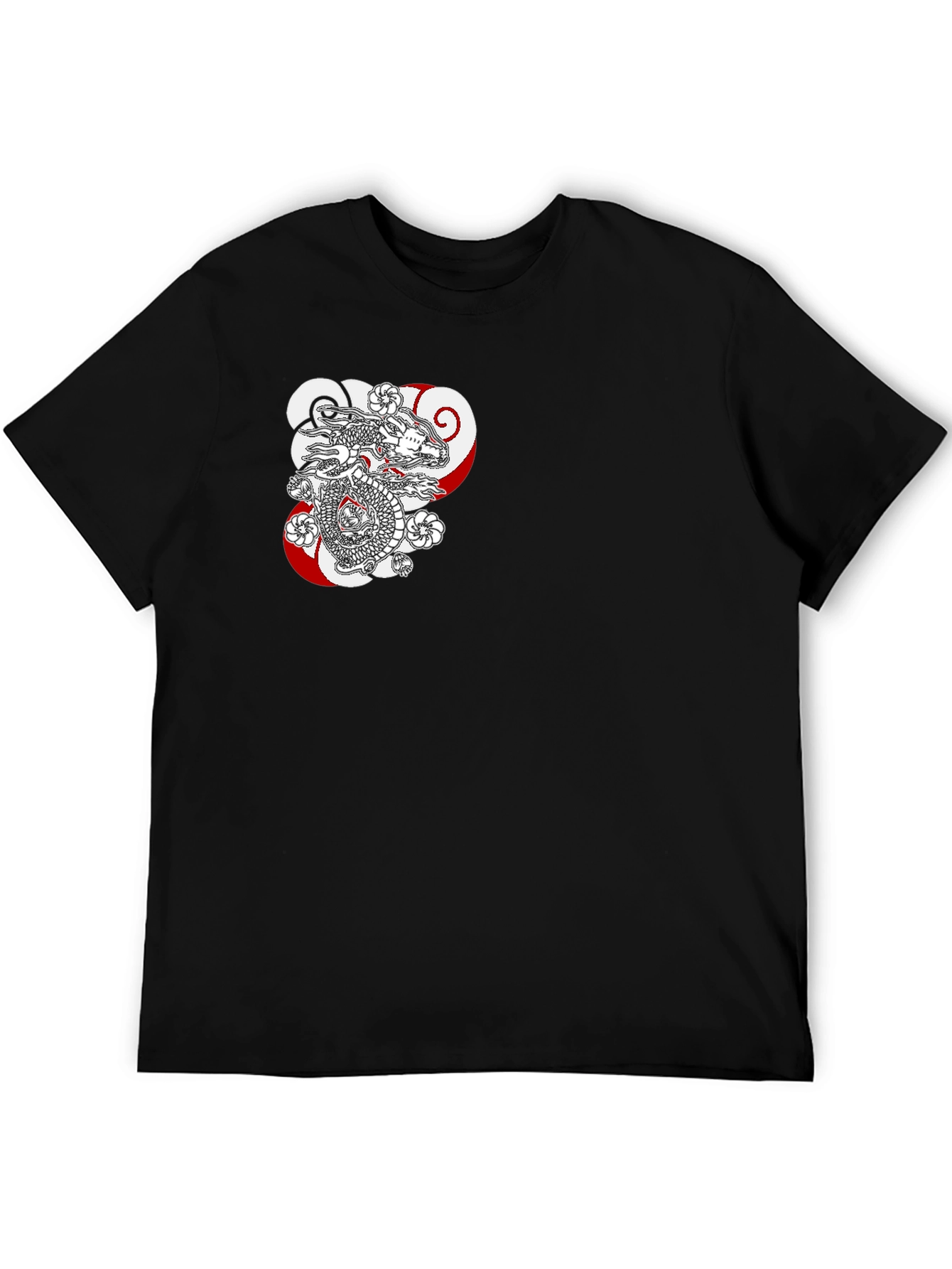 Dragon Graphic Black T-Shirt - Stylish Casual Wear