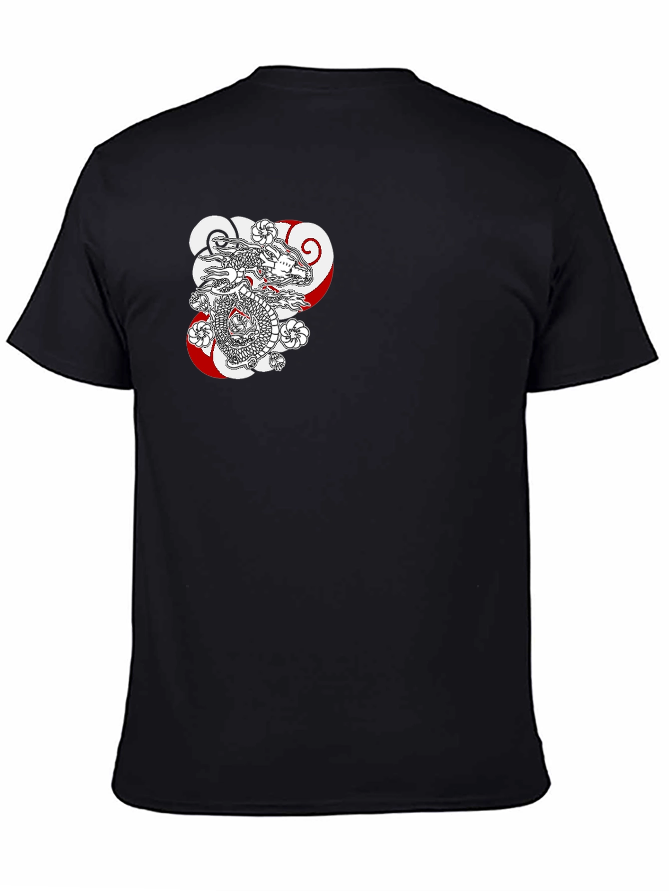 Dragon Graphic Black T-Shirt - Stylish Casual Wear