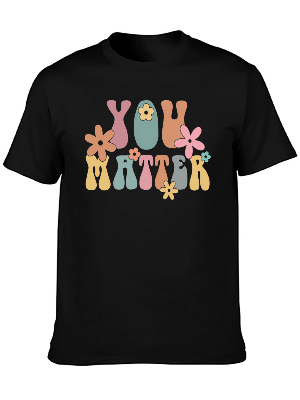 You Matter Graphic T-Shirt - Black