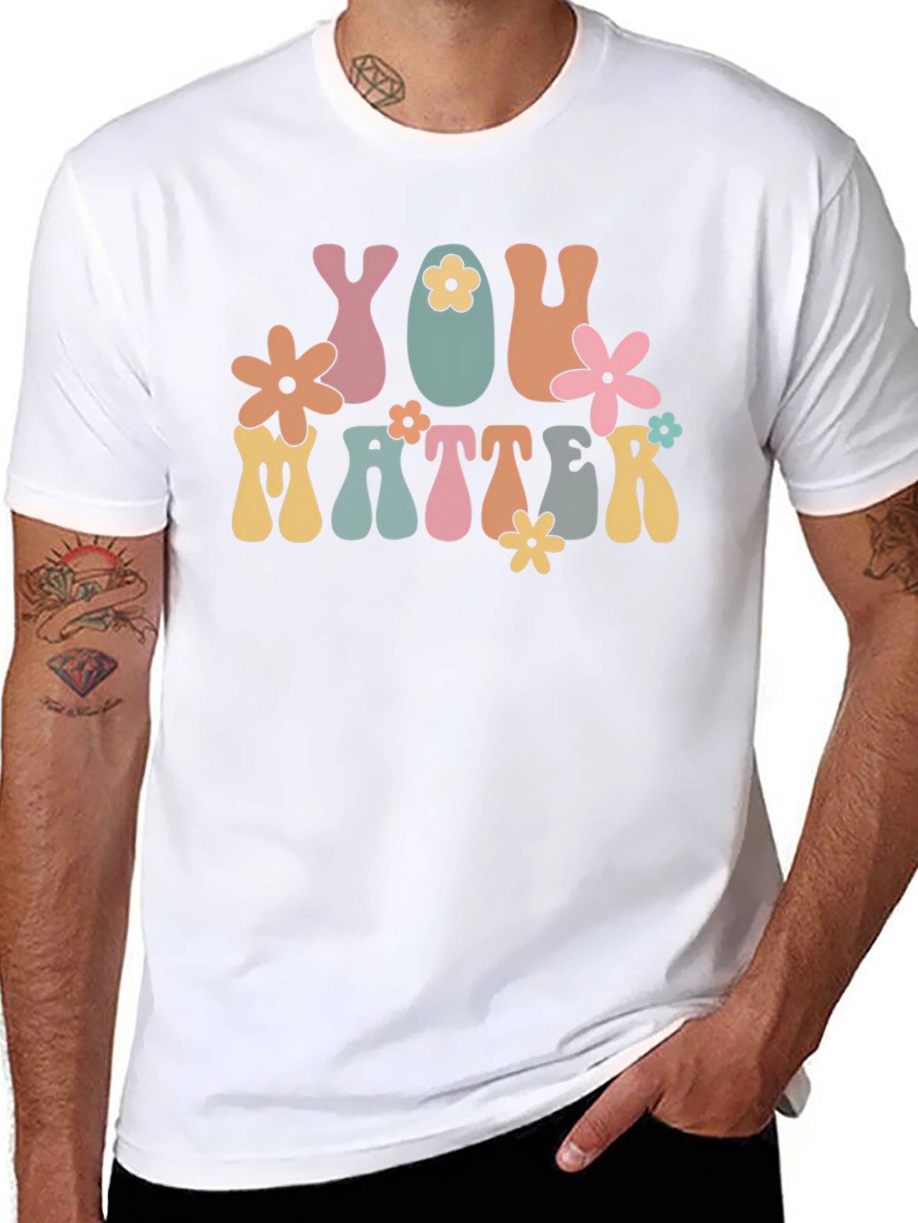 You Matter Graphic T-Shirt - Black