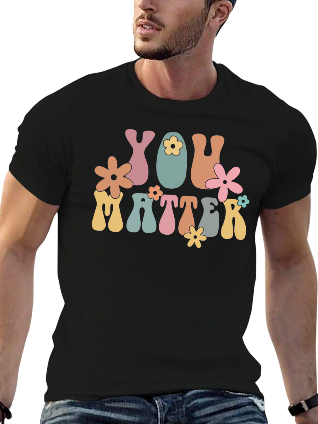 You Matter Graphic T-Shirt - Black