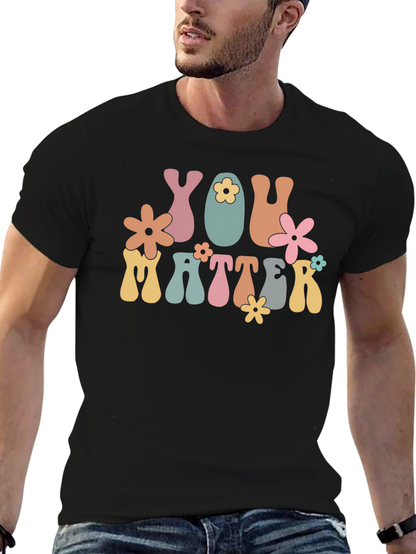 You Matter Graphic T-Shirt - Black