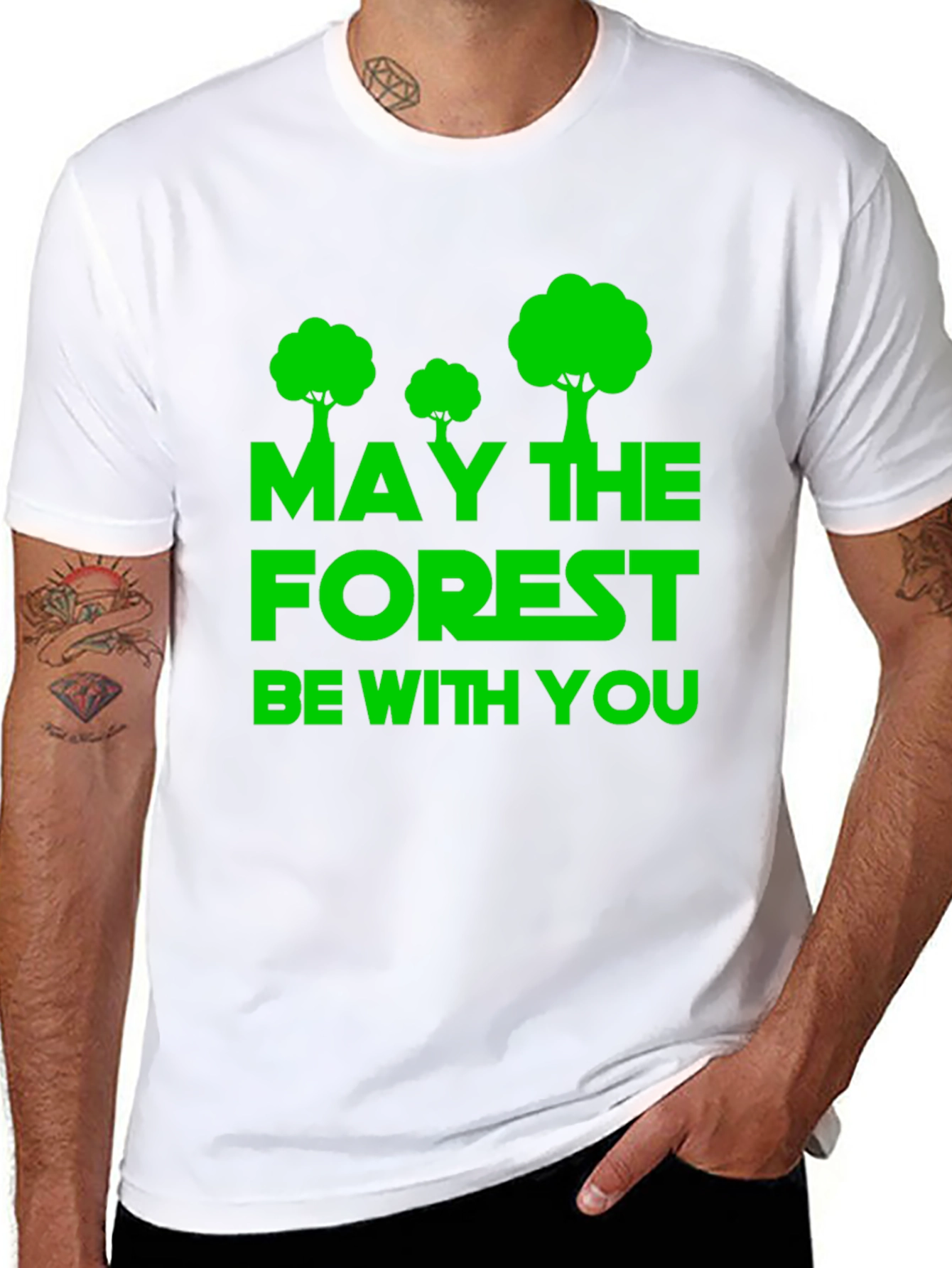 May the Forest Be With You Graphic Tee