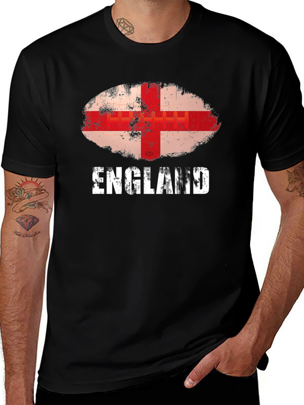 England Flag Graphic T-Shirt