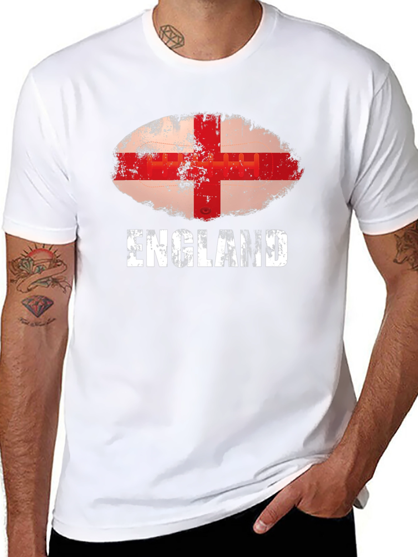 England Flag Graphic T-Shirt