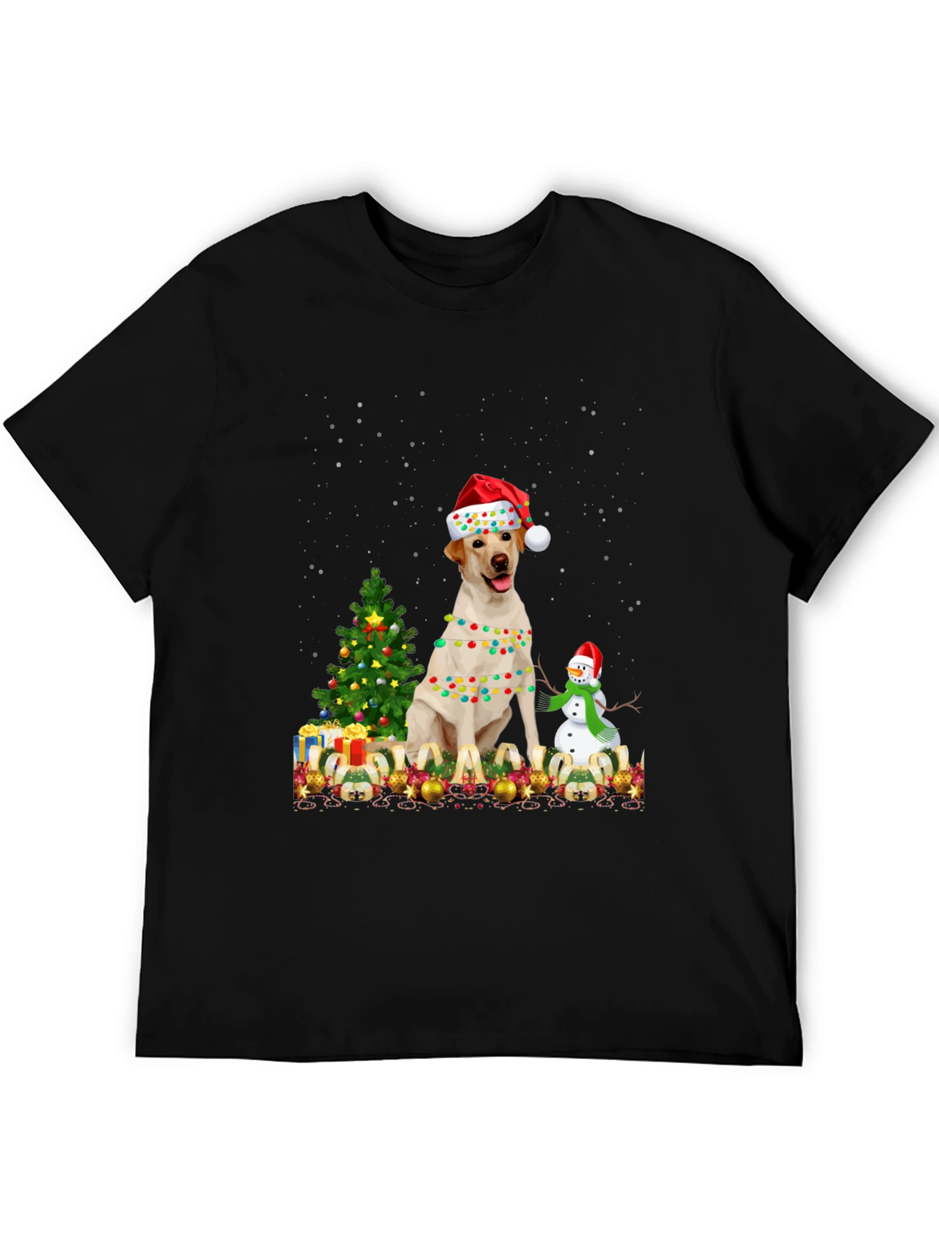 Christmas Labrador Dog T-Shirt