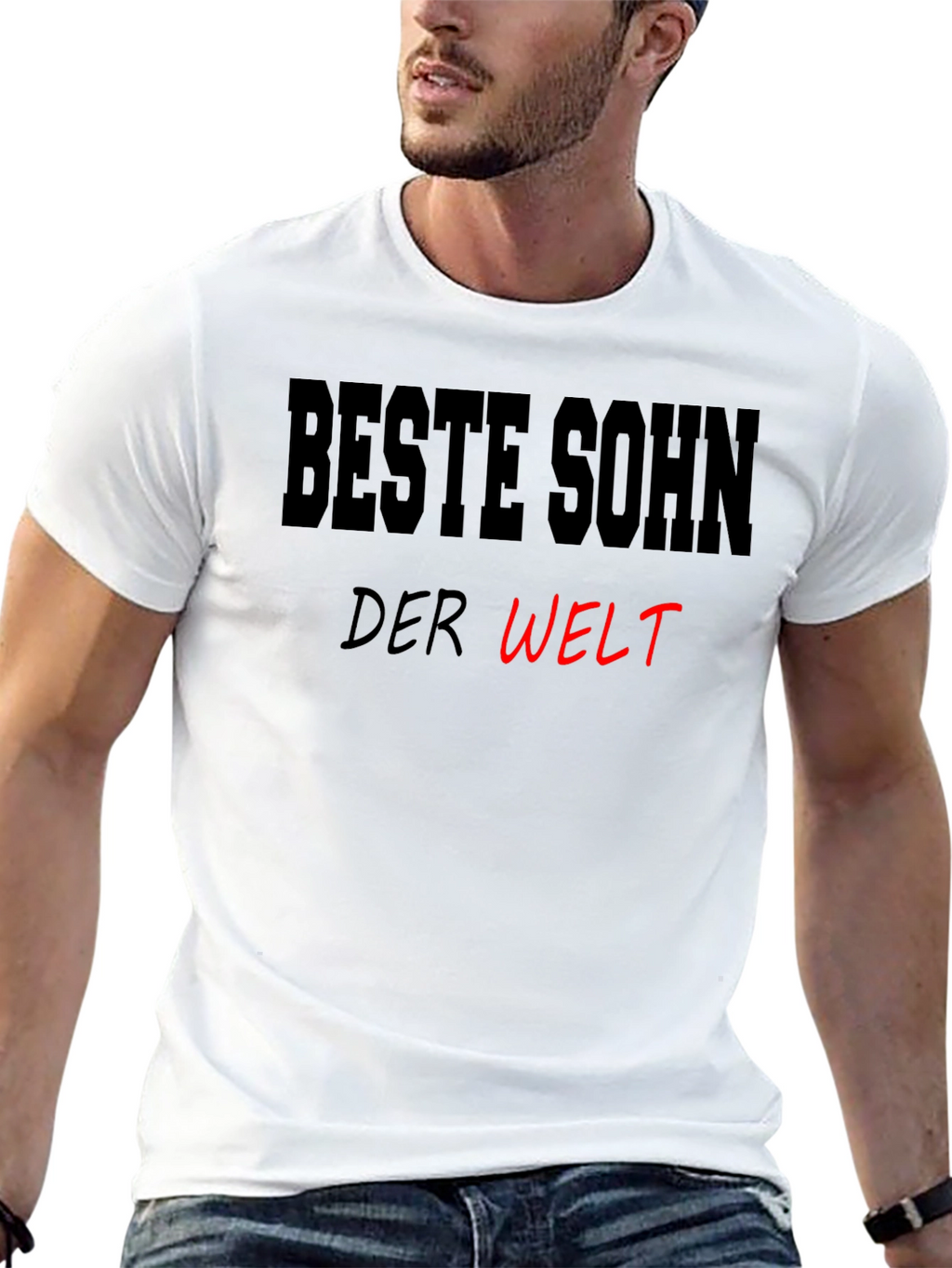 Beste Sohn Der Welt T-Shirt Black
