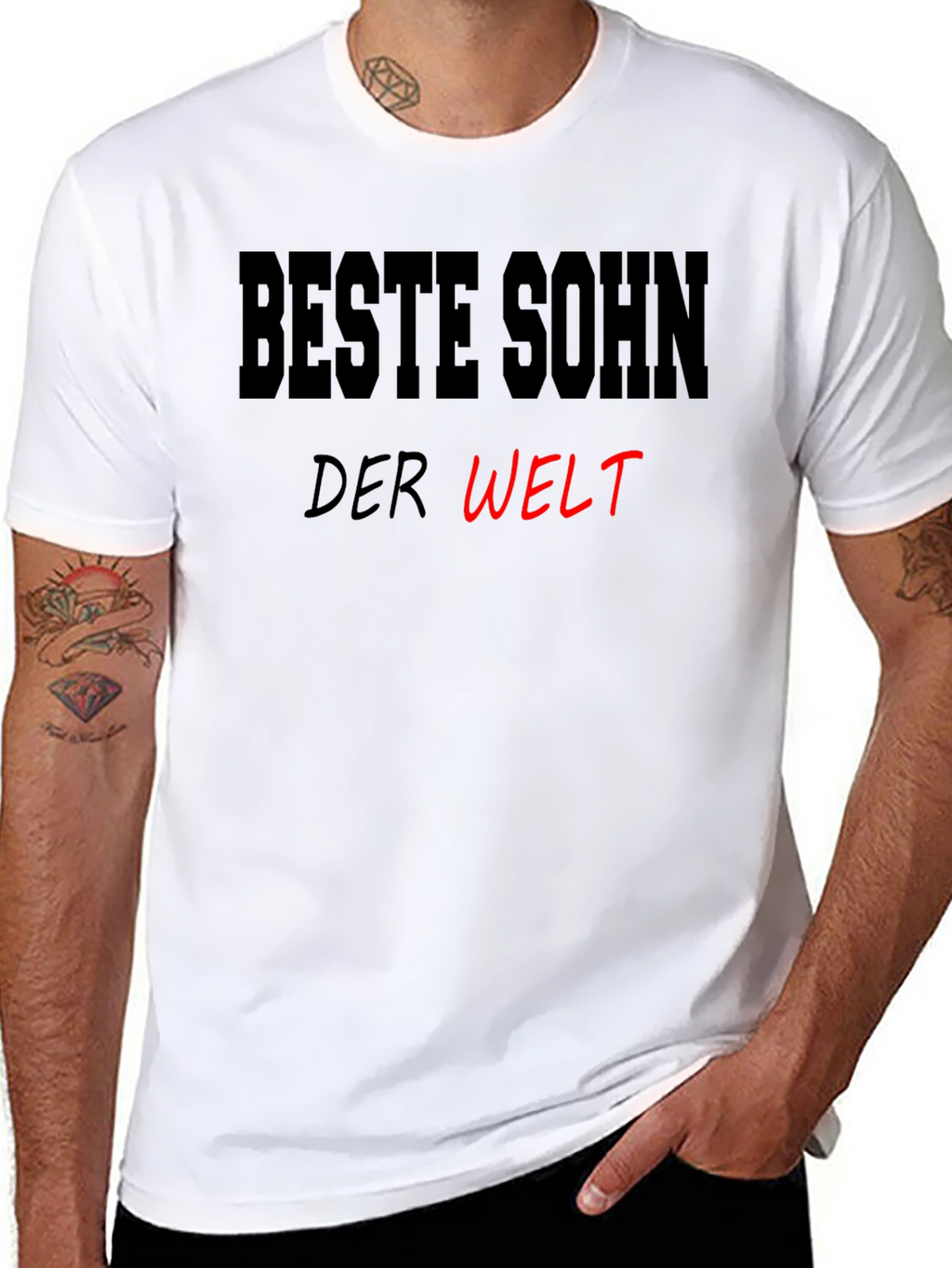 Beste Sohn Der Welt T-Shirt Black