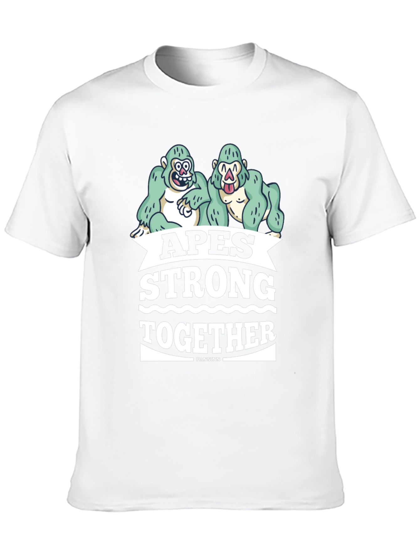 Apes Strong Together Graphic Tee - Black