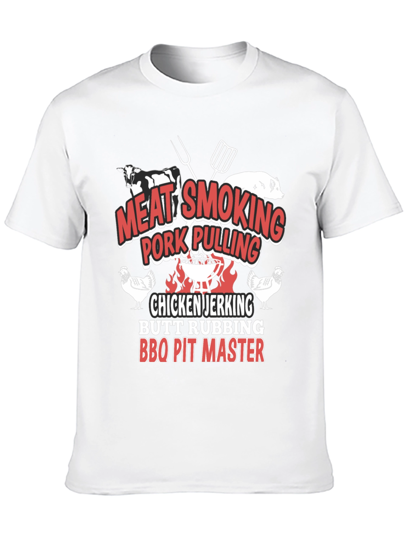 BBQ Pit Master T-Shirt - Meat Smoking Pork Pulling
