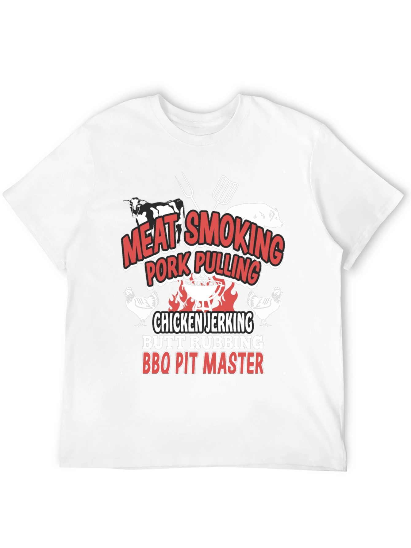 BBQ Pit Master T-Shirt - Meat Smoking Pork Pulling