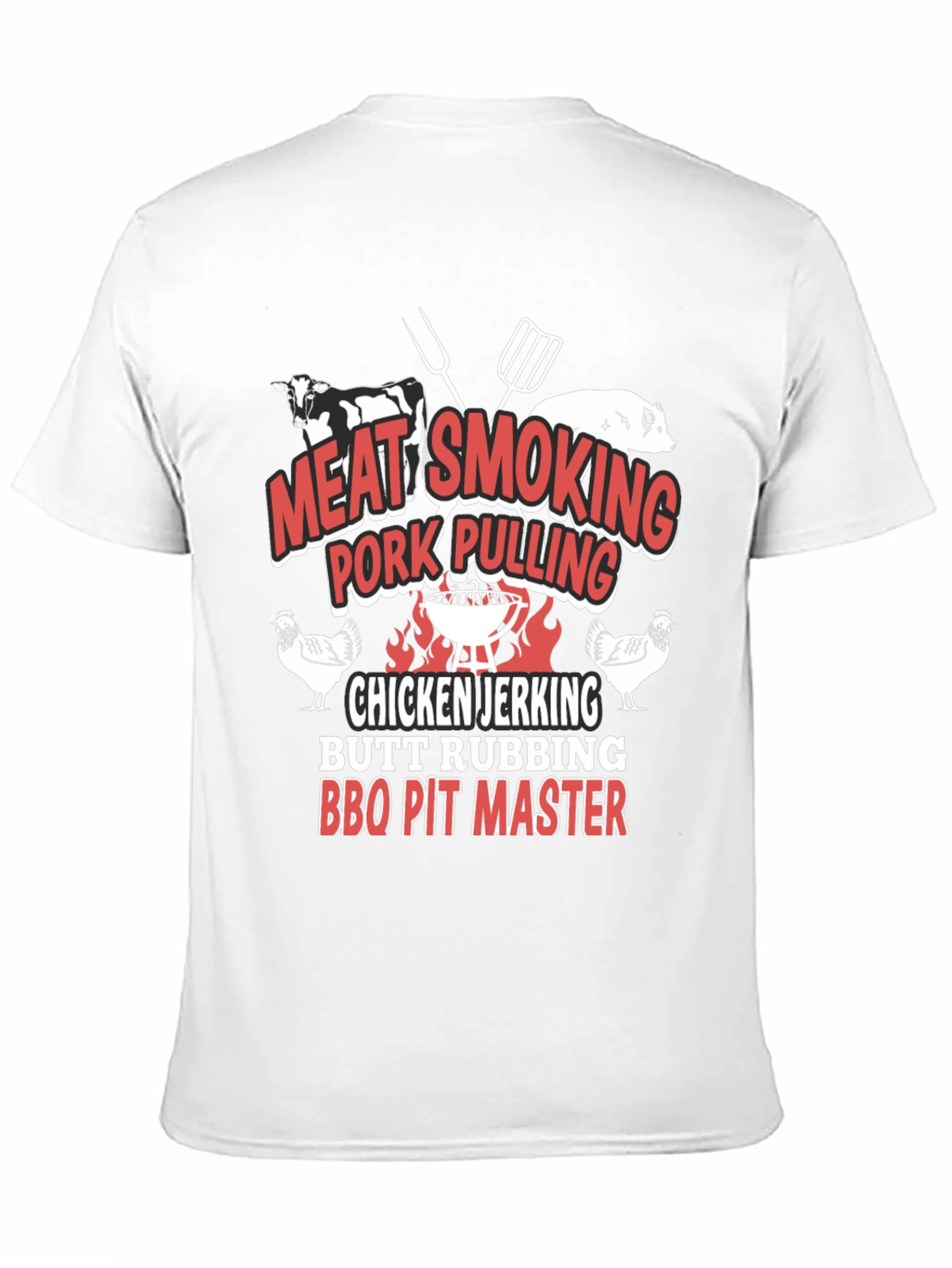 BBQ Pit Master T-Shirt - Meat Smoking Pork Pulling