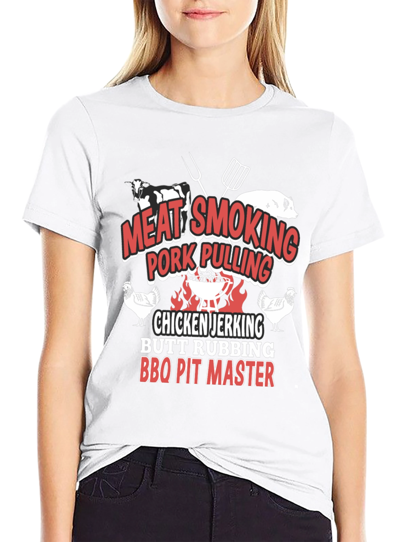 BBQ Pit Master T-Shirt - Meat Smoking Pork Pulling