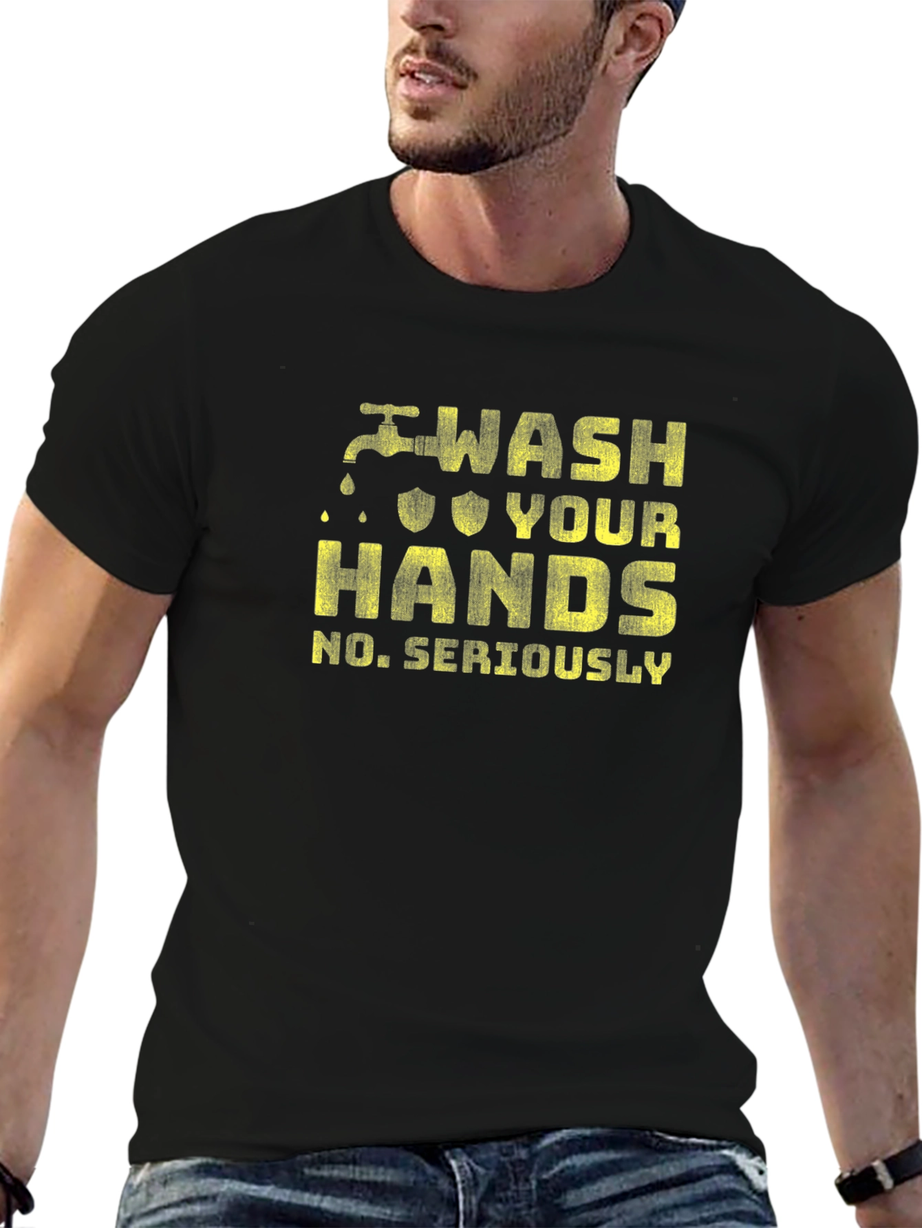 Wash Your Hands Seriously Graphic Tee