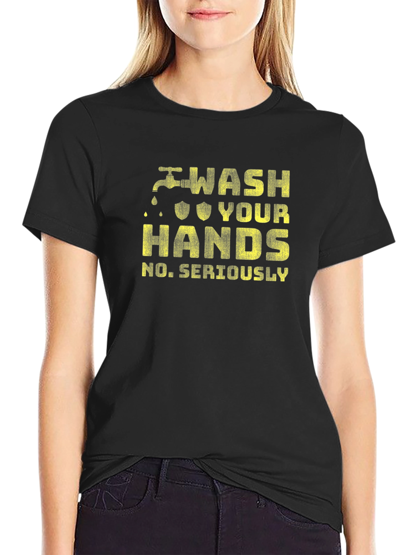 Wash Your Hands Seriously Graphic Tee