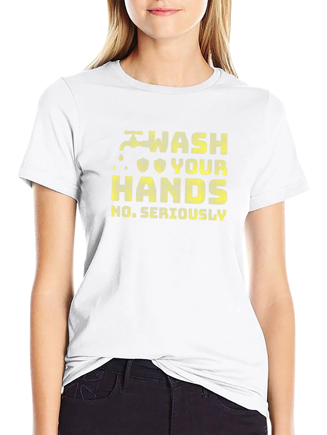 Wash Your Hands Seriously Graphic Tee