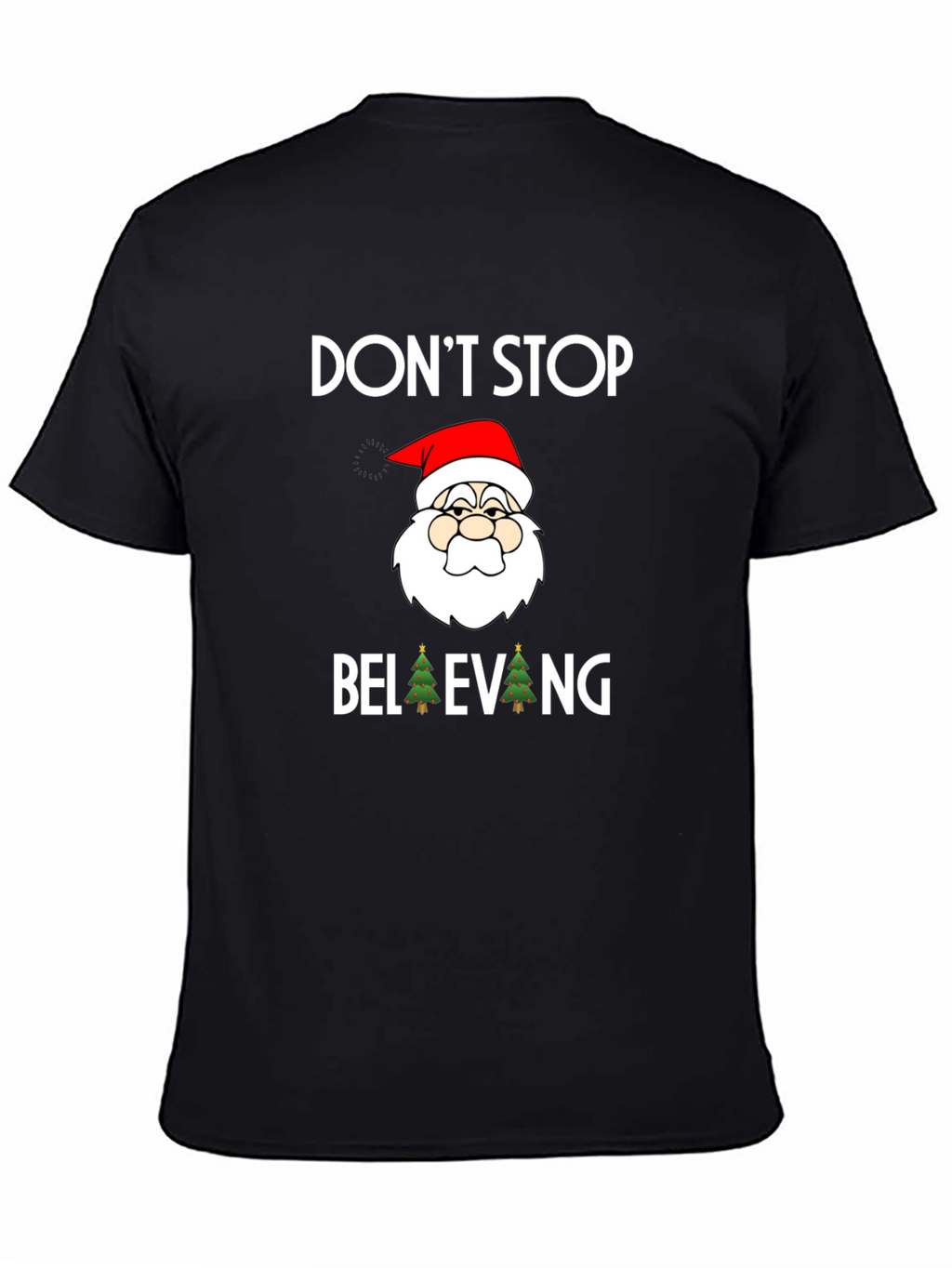 Dont Stop Believing Santa Graphic Tee