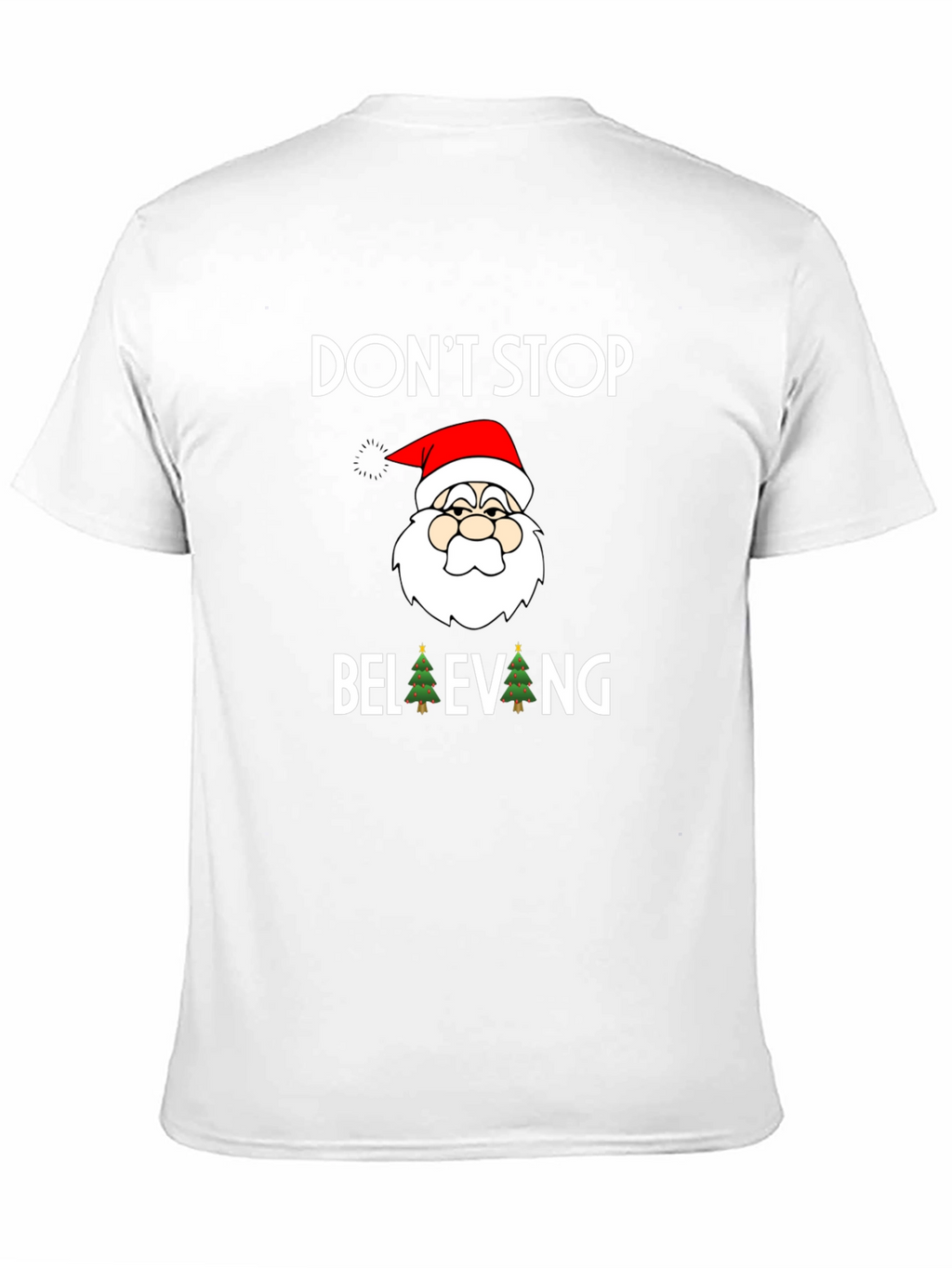 Dont Stop Believing Santa Graphic Tee