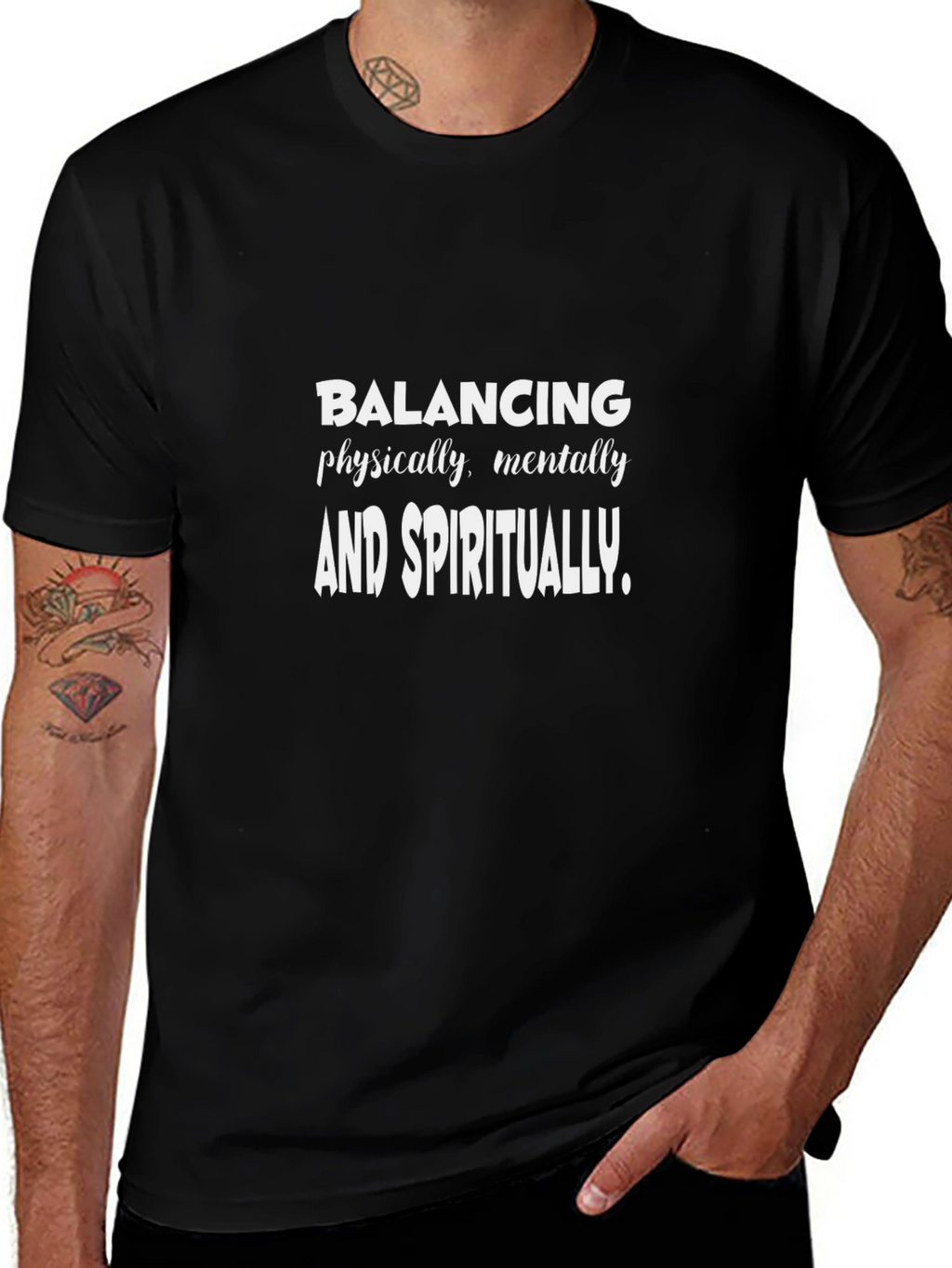 Balancing Act Tee: Spiritual Wellness Shirt