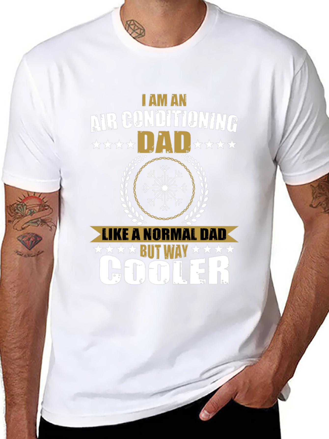 Air Conditioning Dad T-Shirt - Way Cooler