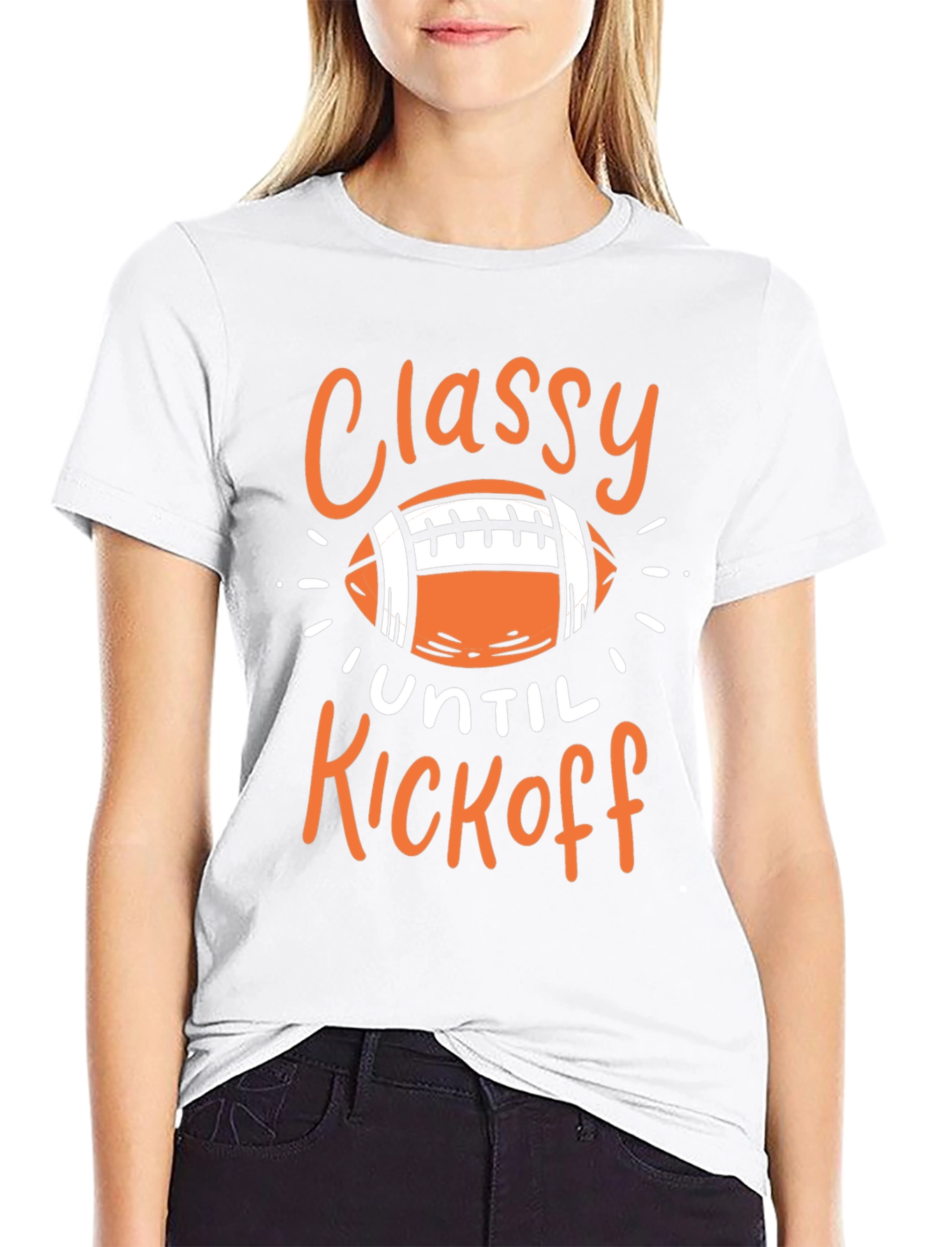 Classy Until Kickoff Graphic Tee