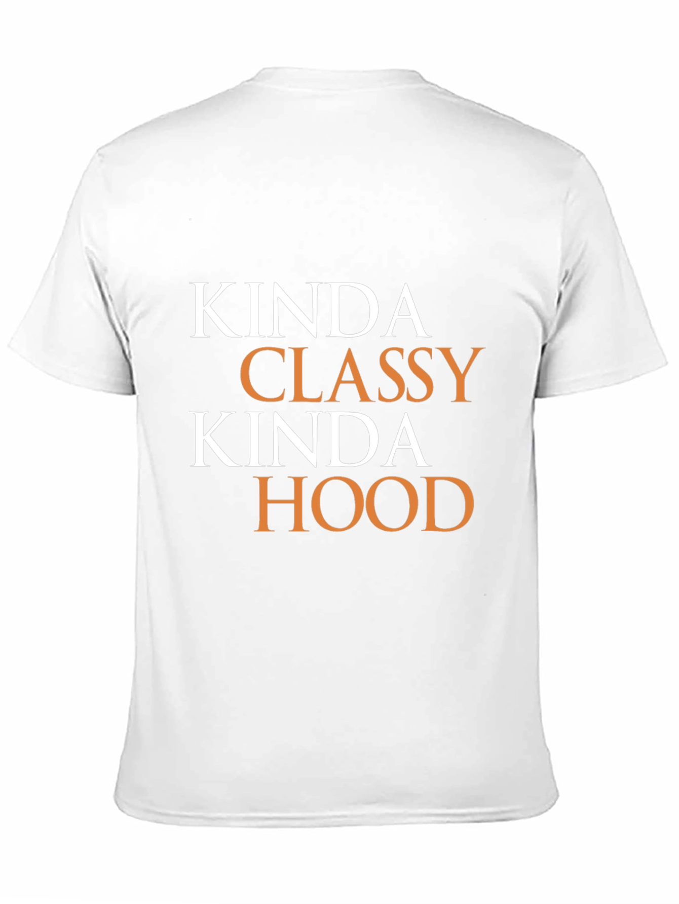 Kinda Classy Kinda Hood Graphic Tee - Black
