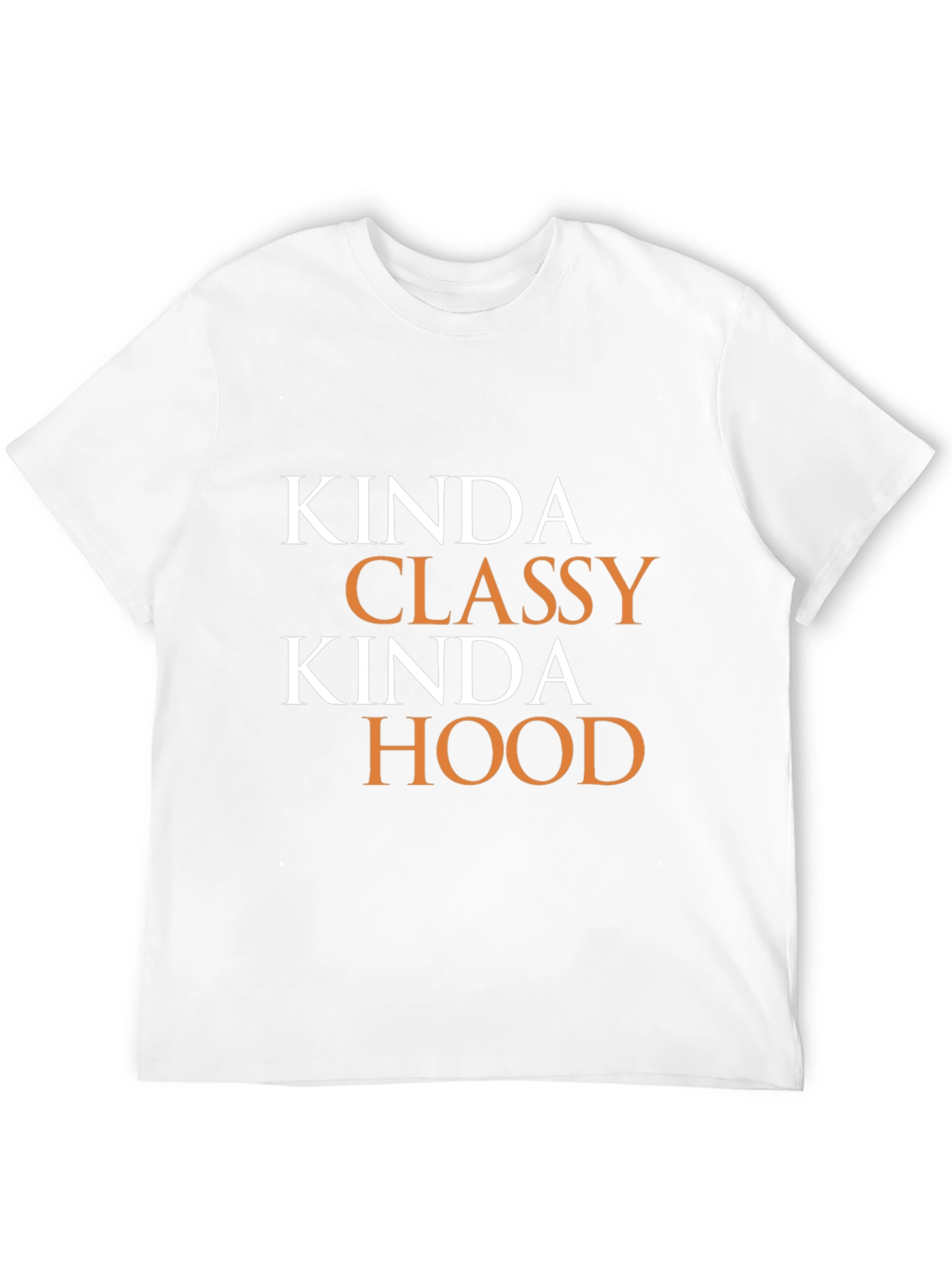 Kinda Classy Kinda Hood Graphic Tee - Black