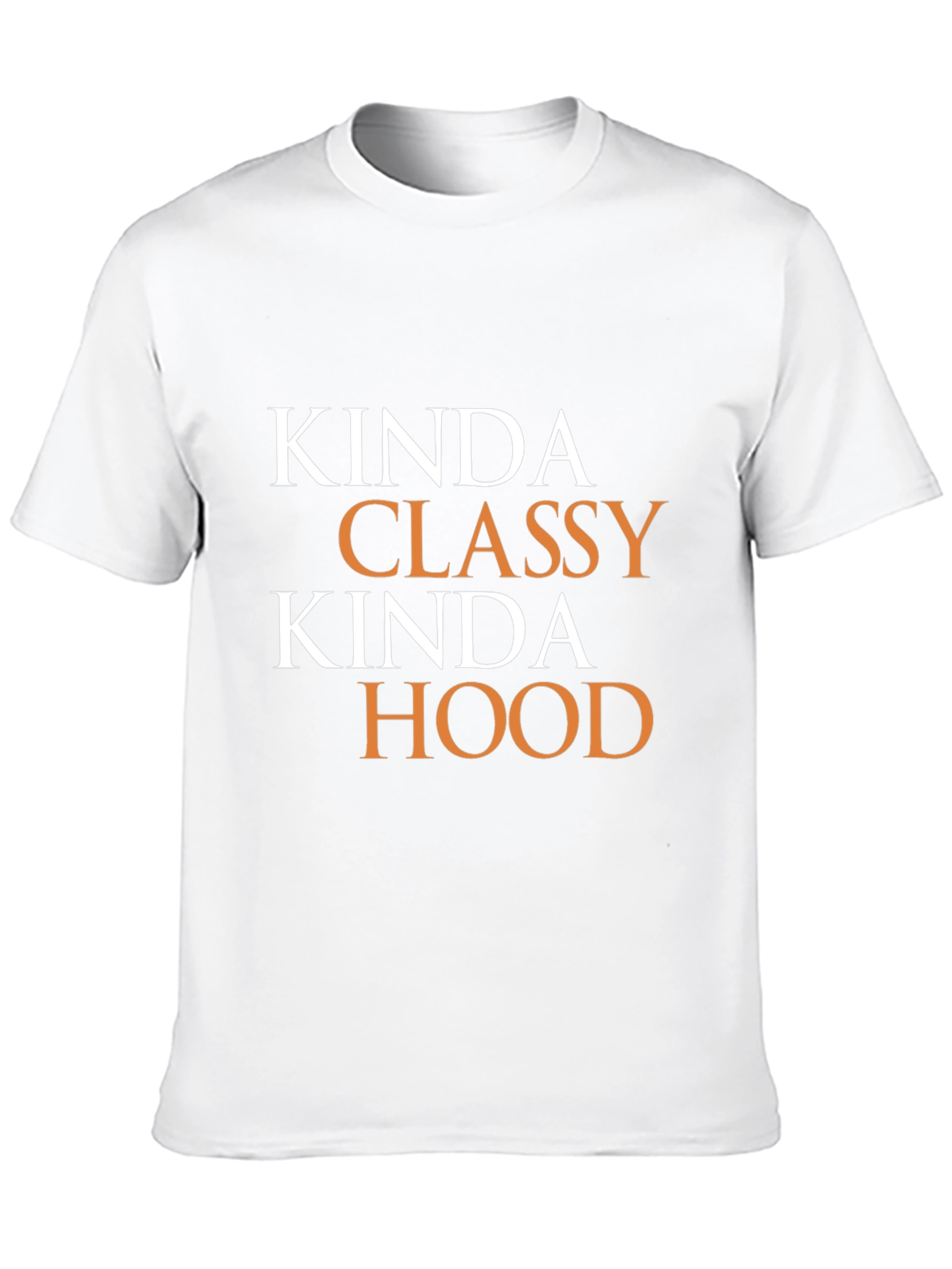 Kinda Classy Kinda Hood Graphic Tee - Black