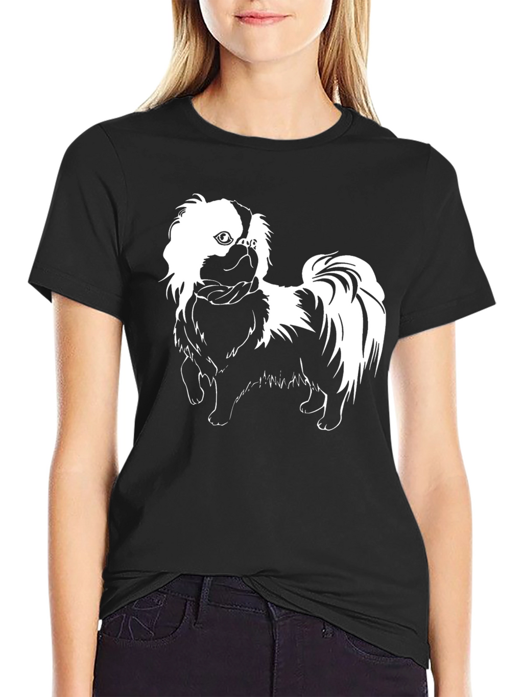 Dog Breed Graphic Black T-Shirt