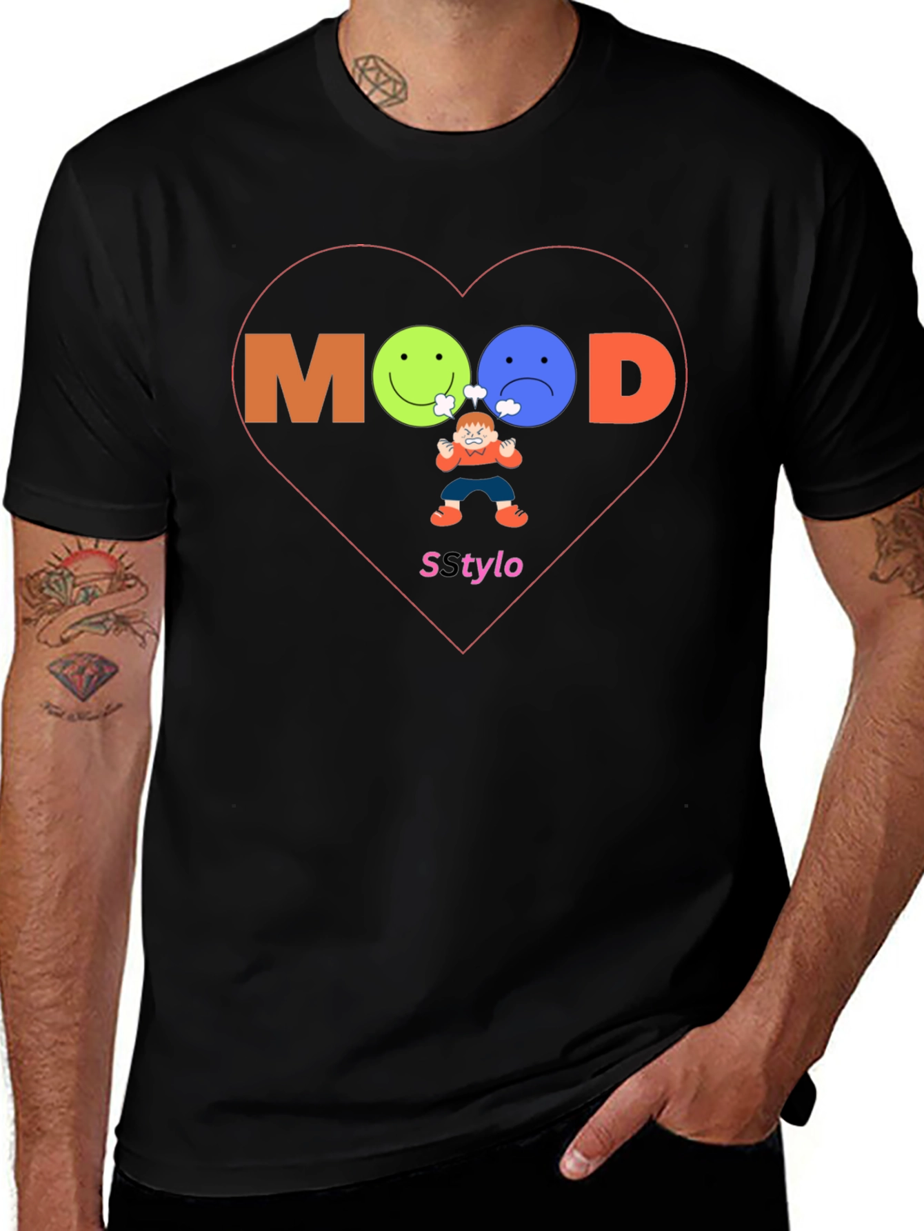 Mood Graphic Print T-Shirt