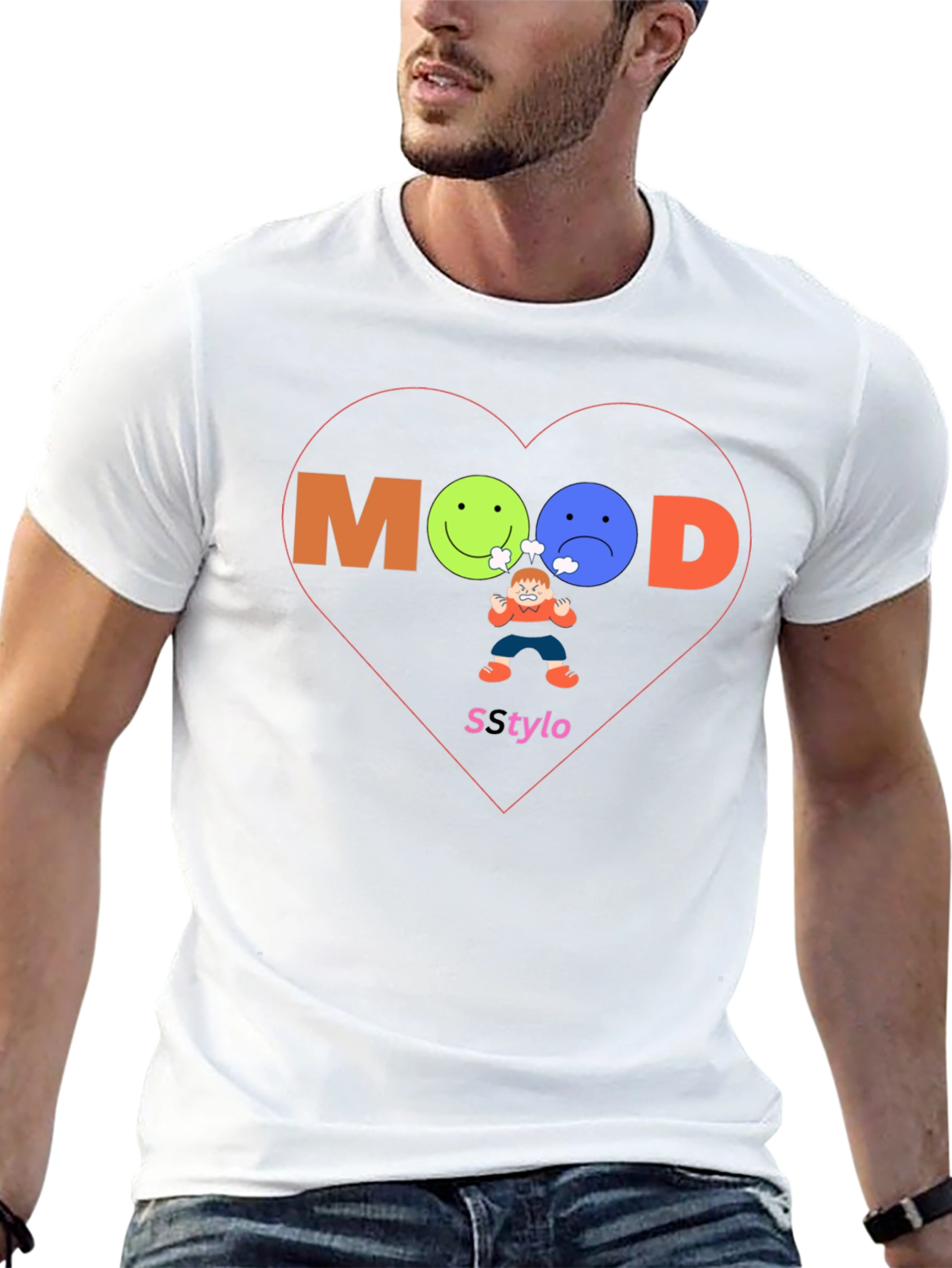 Mood Graphic Print T-Shirt