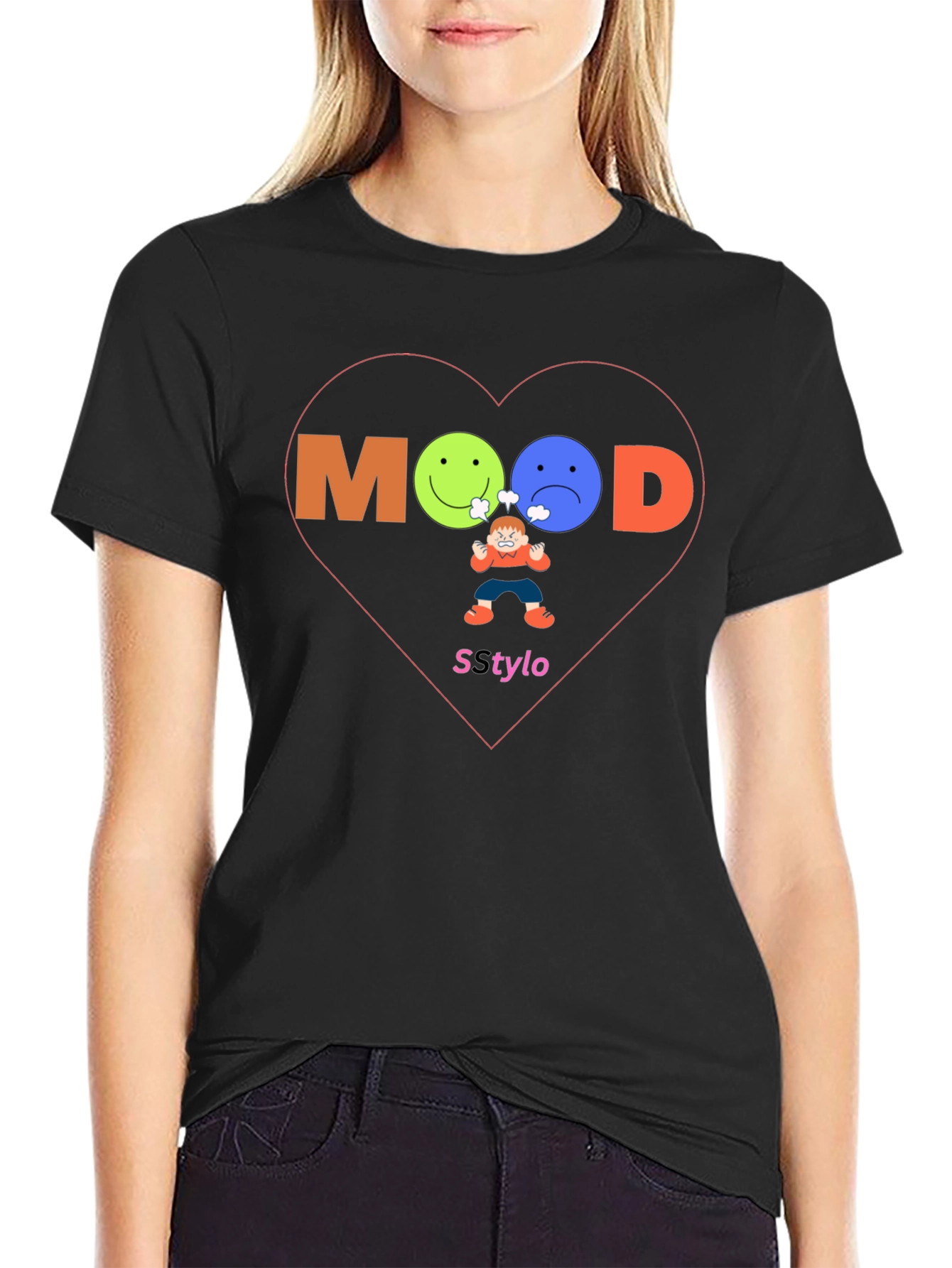 Mood Graphic Print T-Shirt