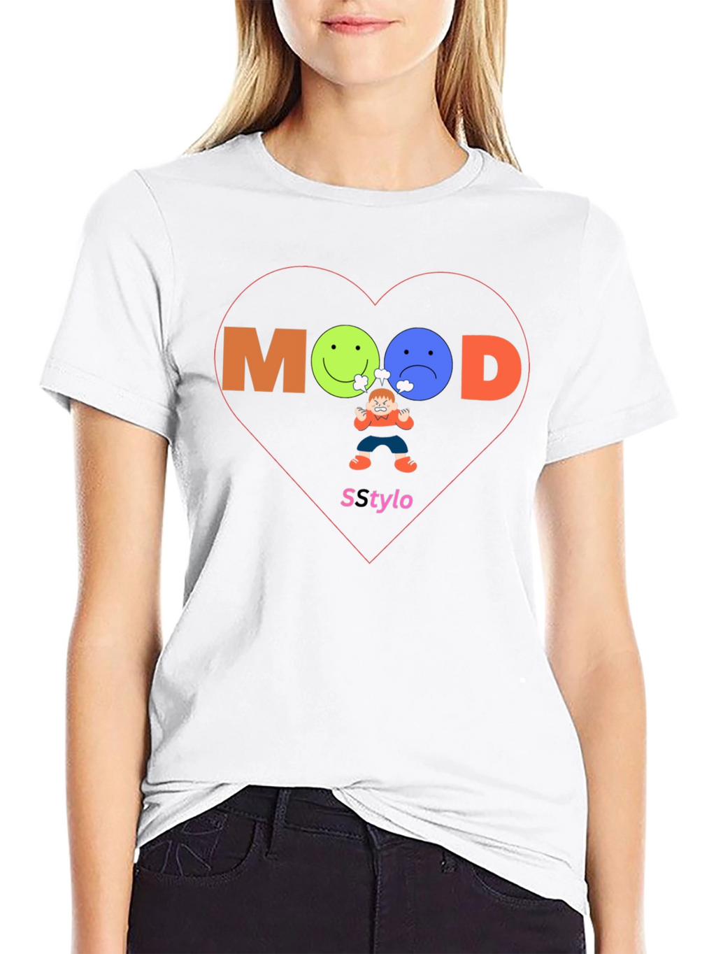 Mood Graphic Print T-Shirt