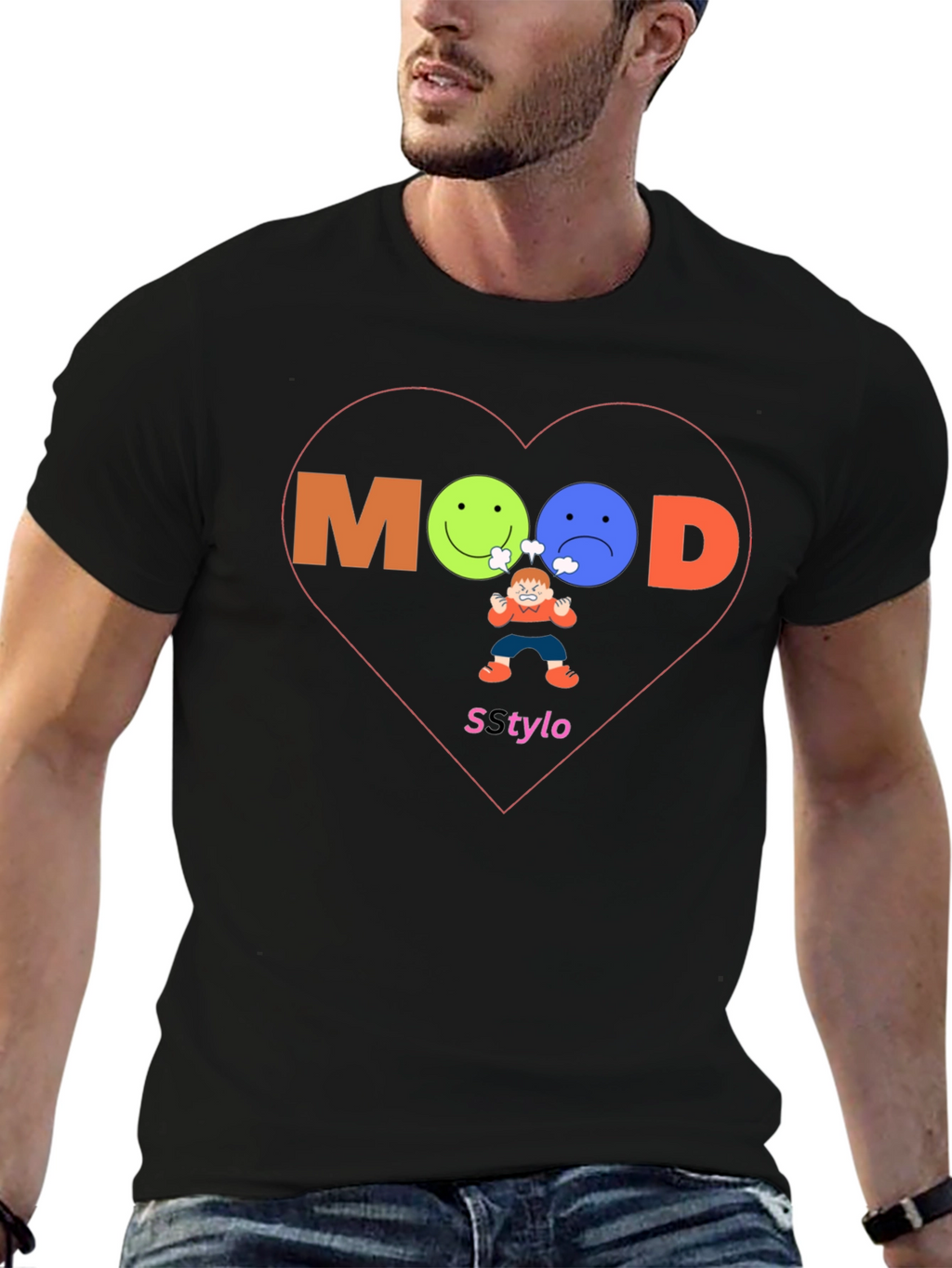 Mood Graphic Print T-Shirt