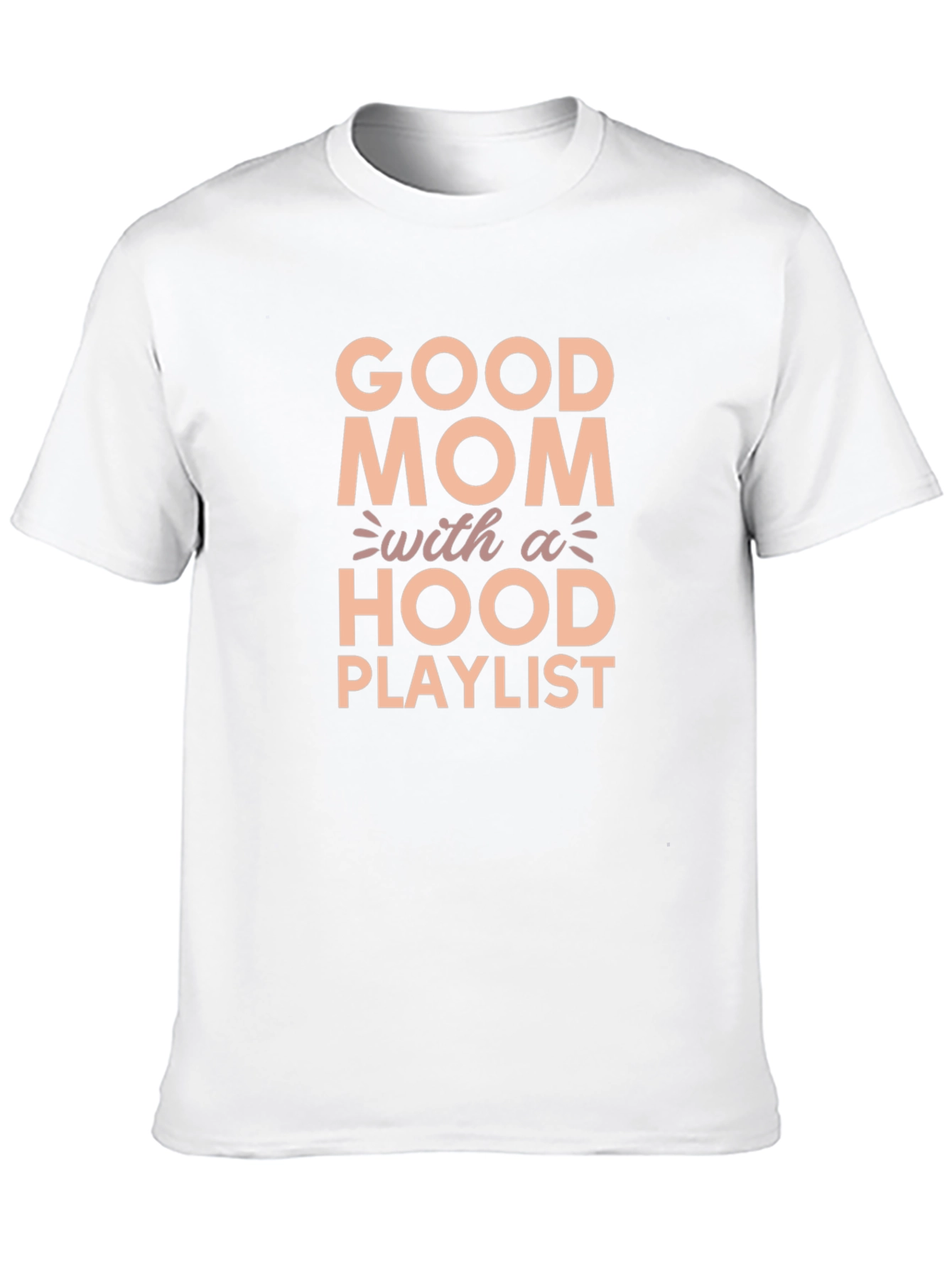 Good Mom with a Hood Playlist Graphic Tee