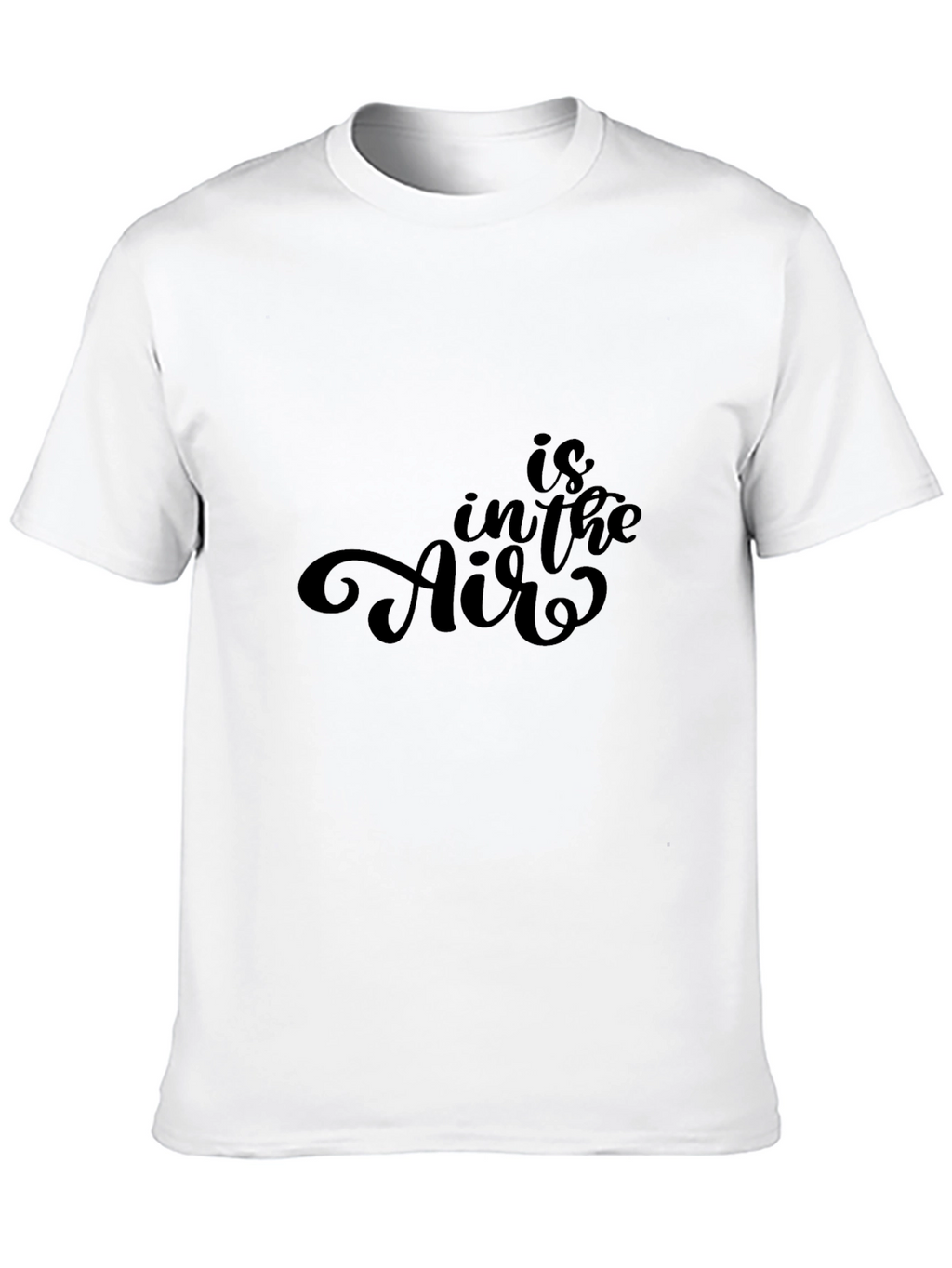 Is in the Air Black Graphic Tee