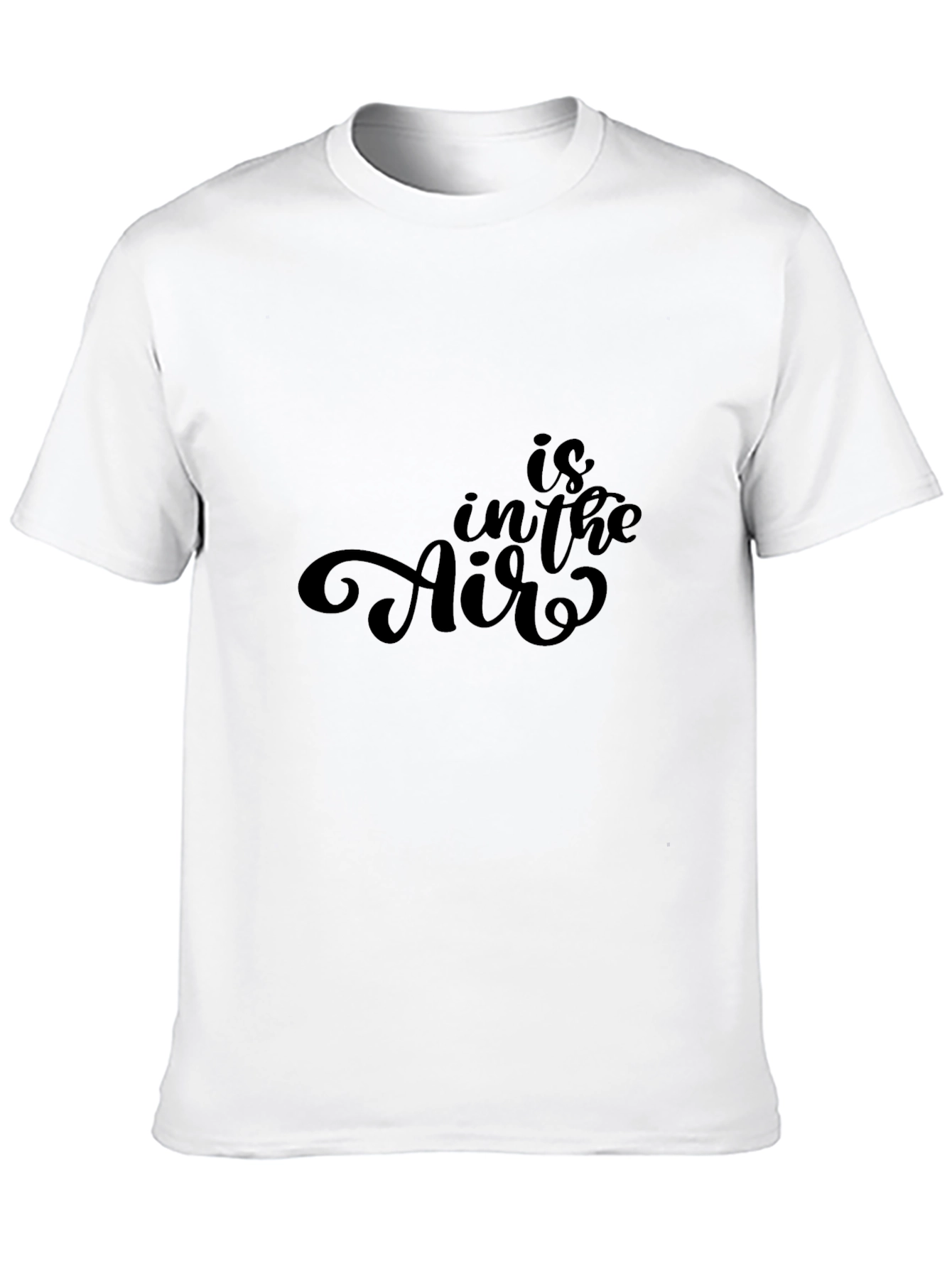Is in the Air Black Graphic Tee