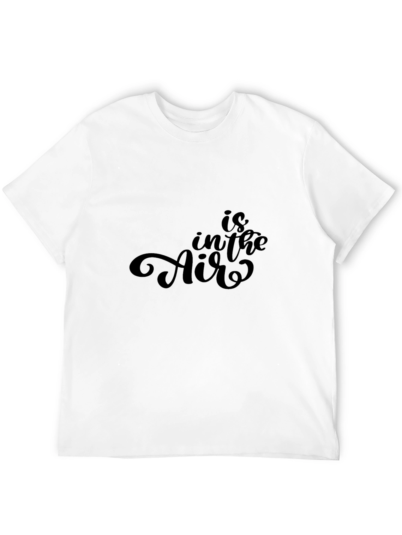 Is in the Air Black Graphic Tee