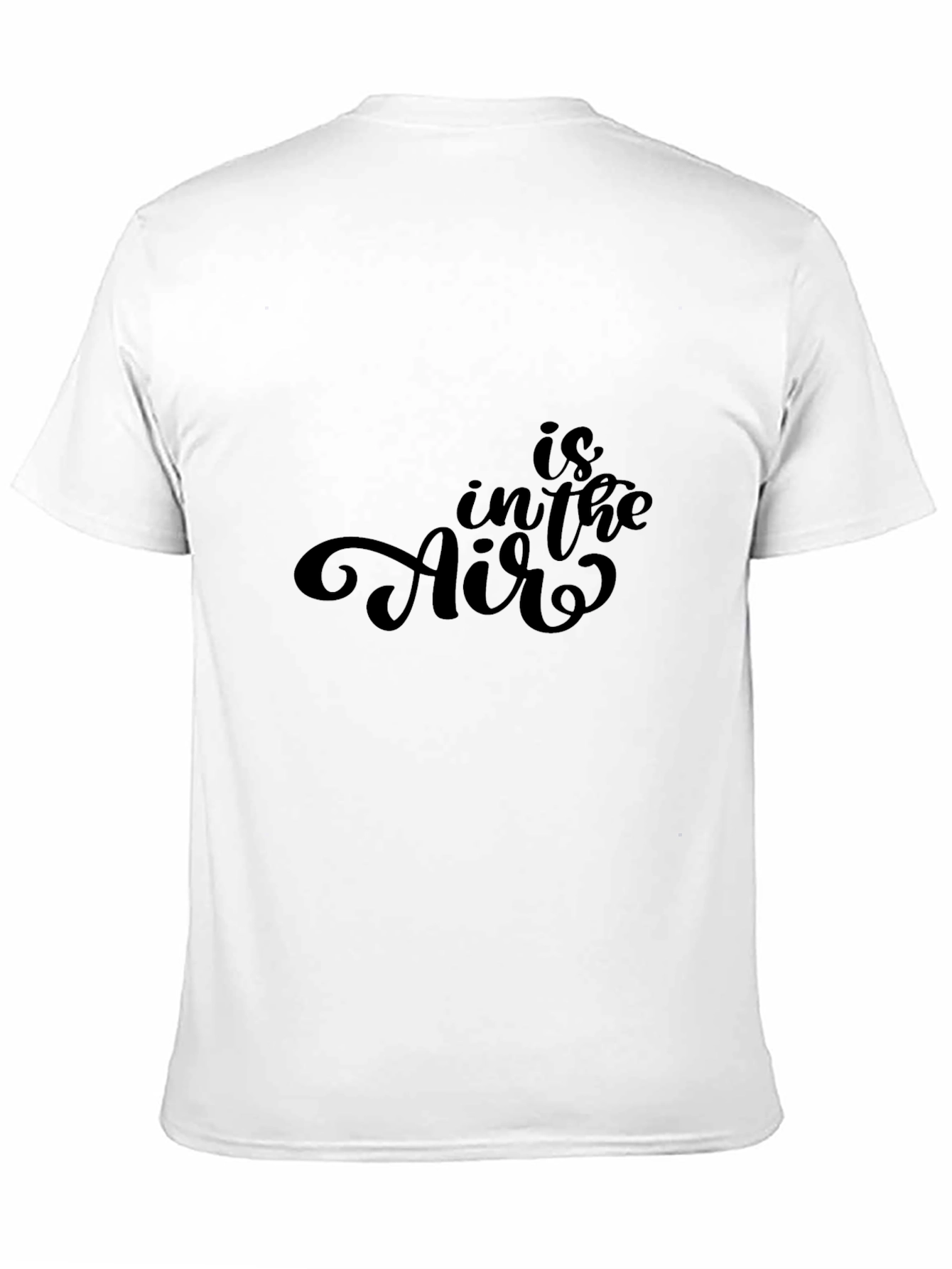 Is in the Air Black Graphic Tee
