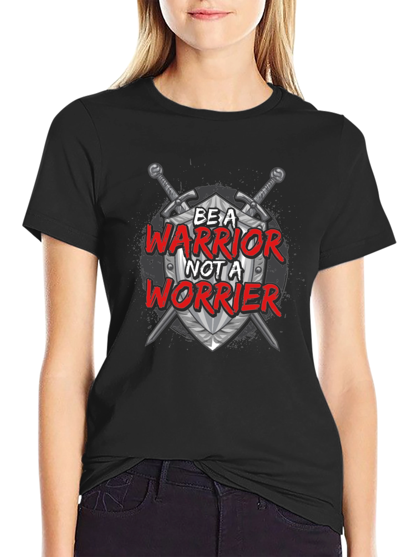 Be a Warrior T-Shirt - Motivational Graphic Tee